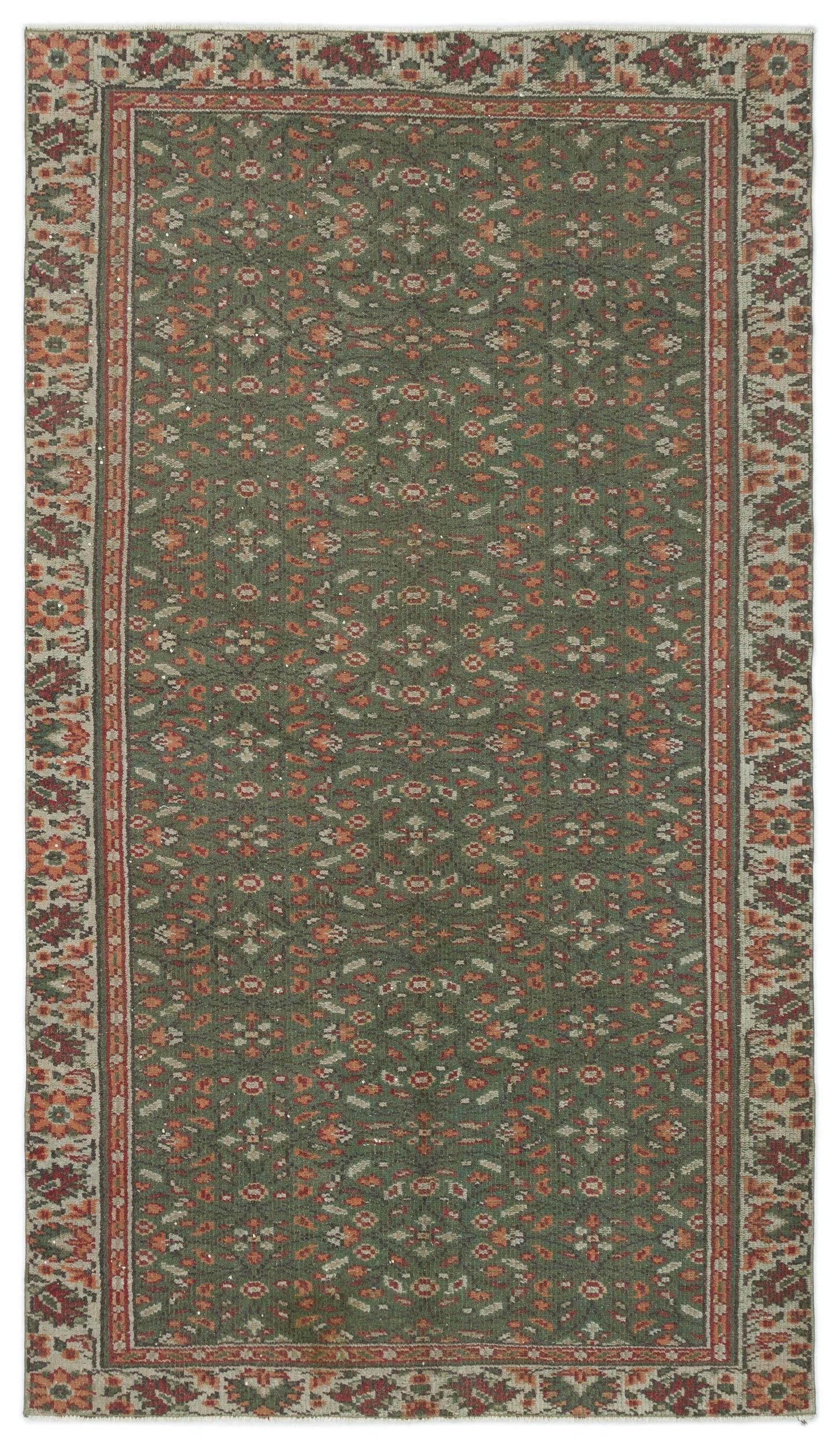 Crosa - Vintage Floral Rug - 5'2 X 8'11