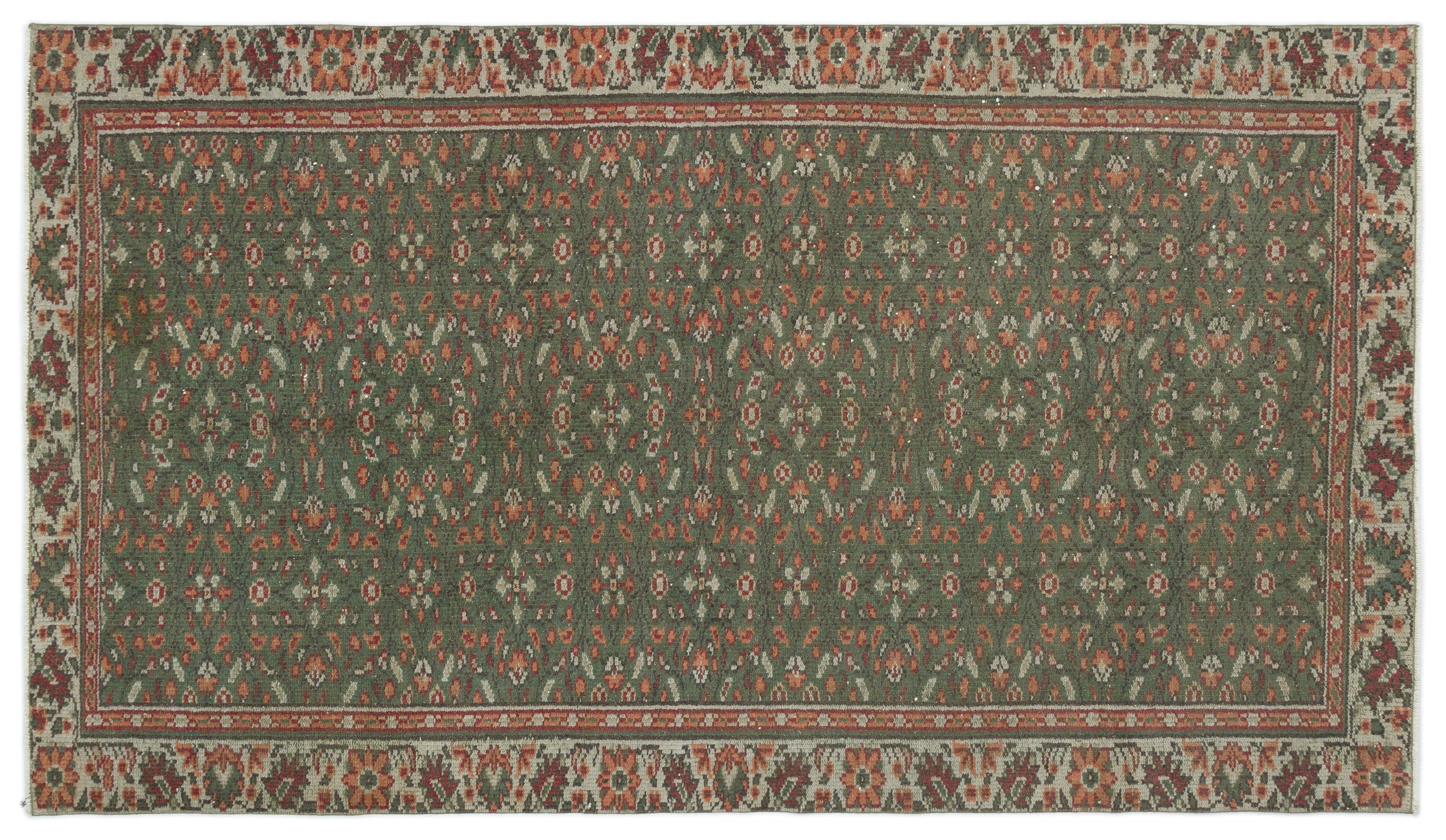 Crosa - Vintage Floral Rug - 5'2 X 8'11