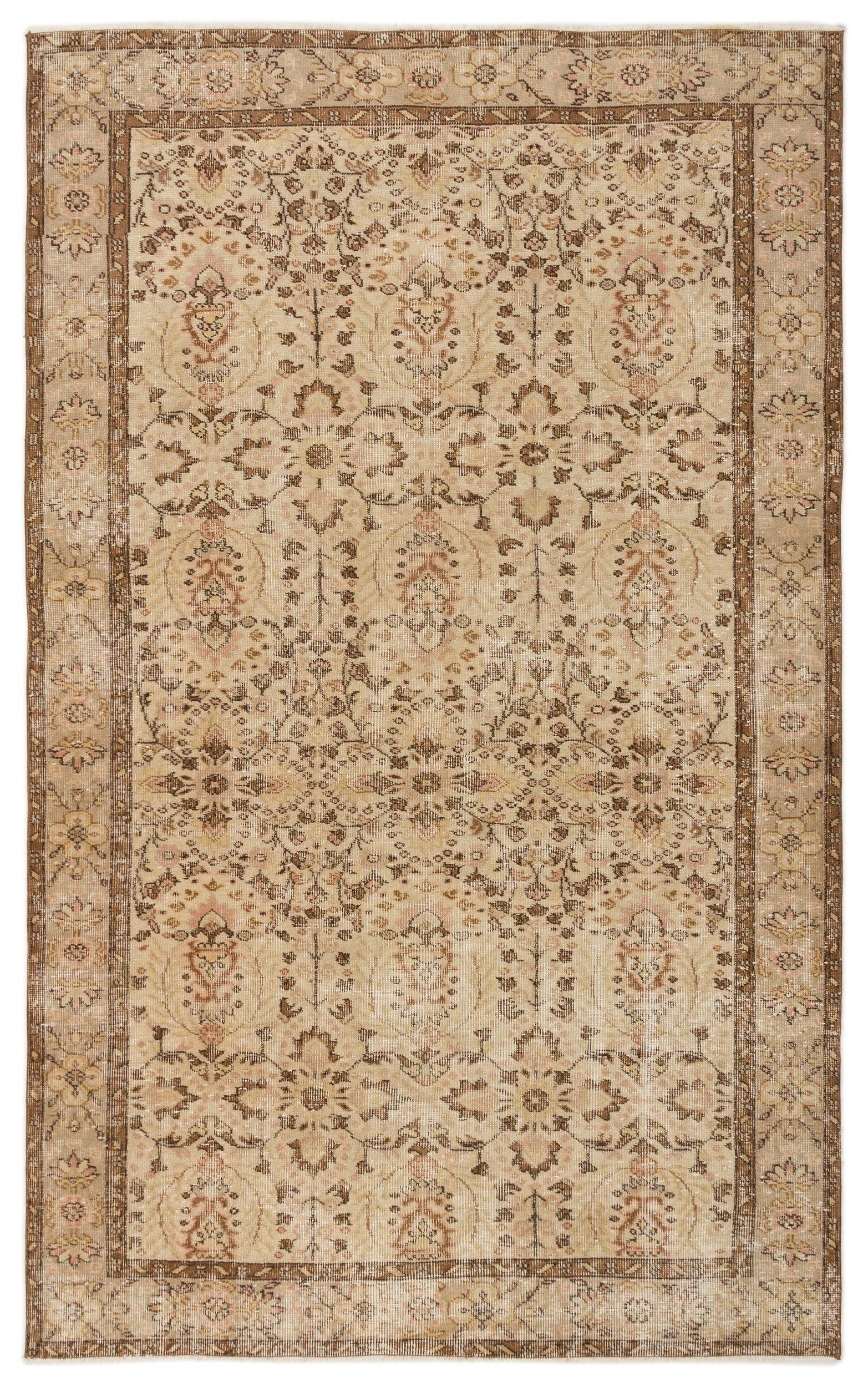 Luzaar - Vintage Floral Rug - 5'3 X 8'10