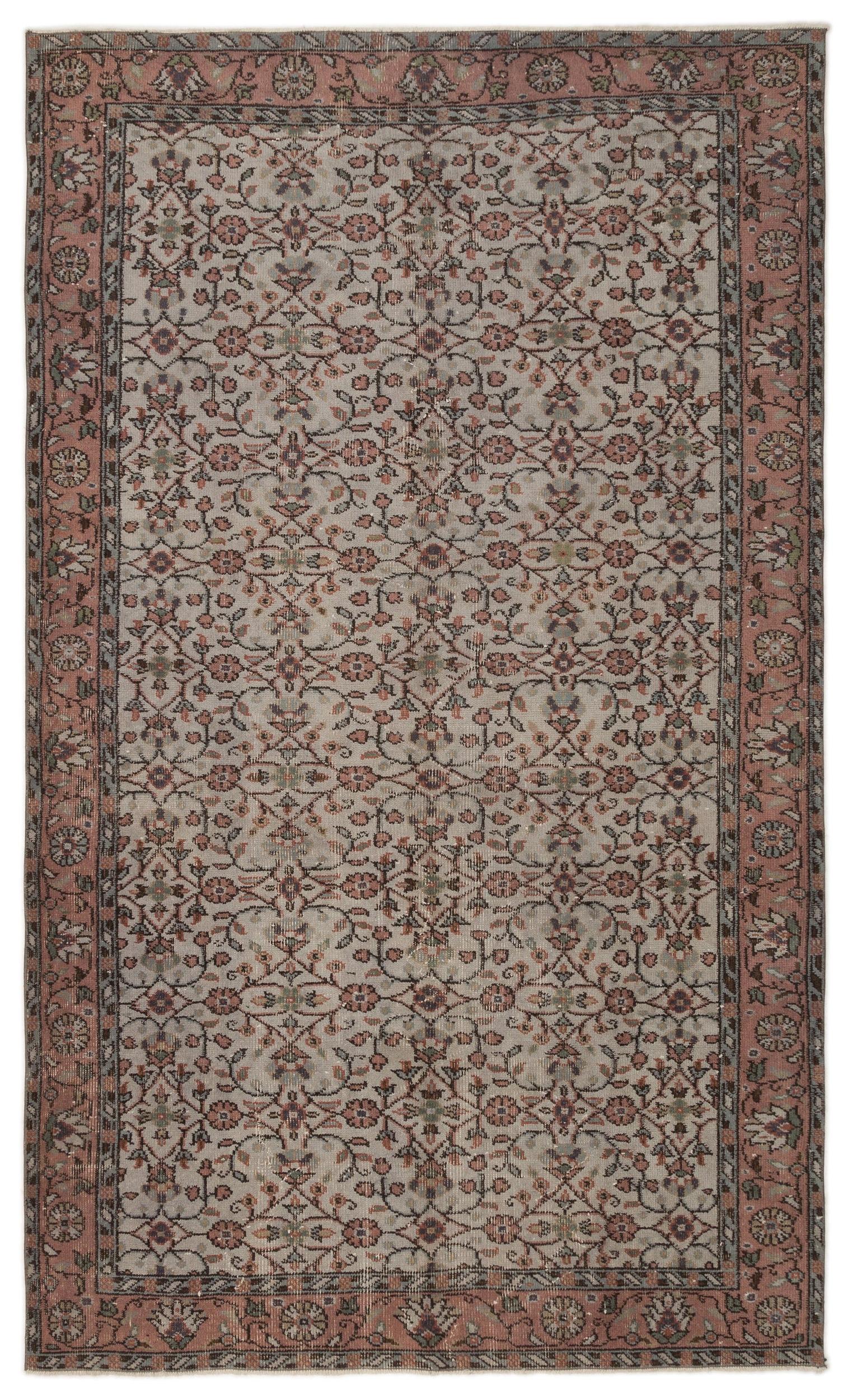 Thizeis - Vintage Floral Rug - 5'2 X 8'6