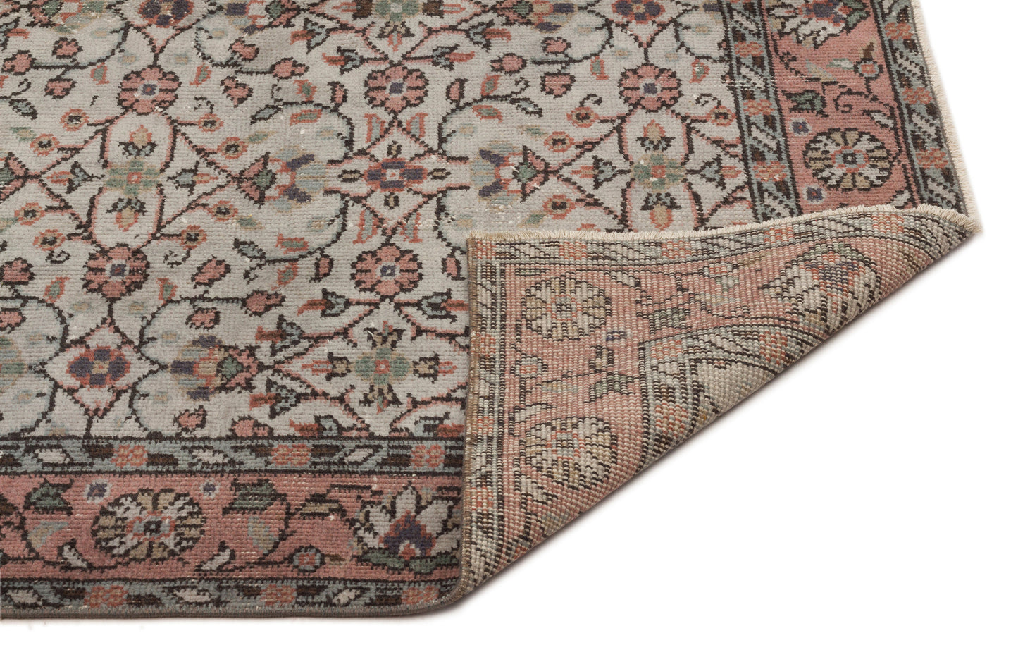 Thizeis - Vintage Floral Rug - 5'2 X 8'6