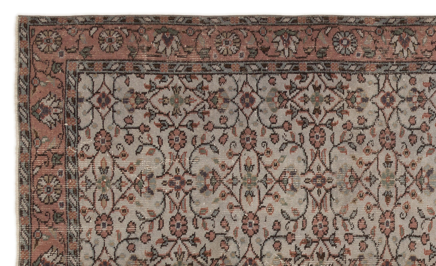 Thizeis - Vintage Floral Rug - 5'2 X 8'6