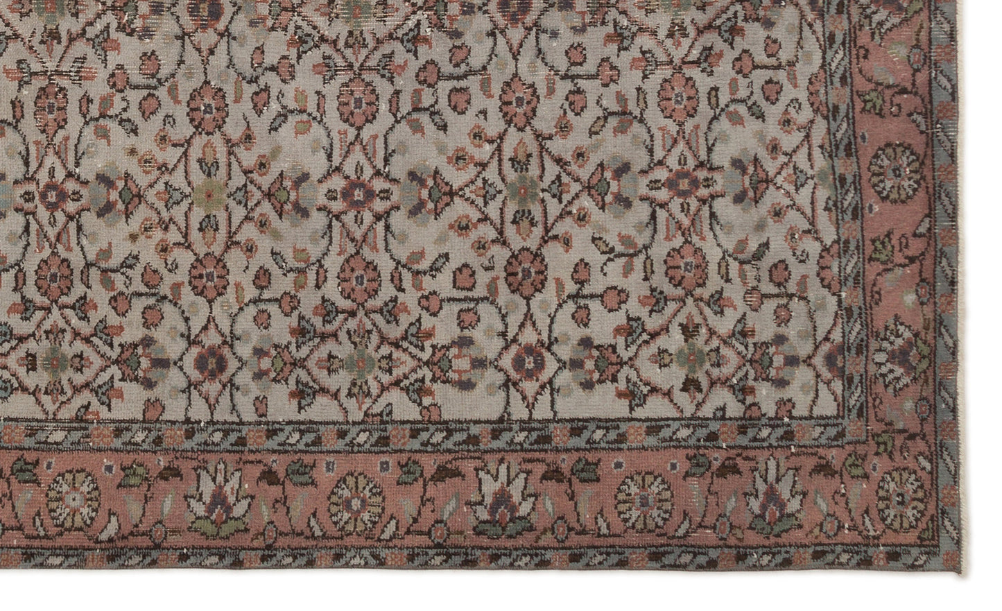 Thizeis - Vintage Floral Rug - 5'2 X 8'6