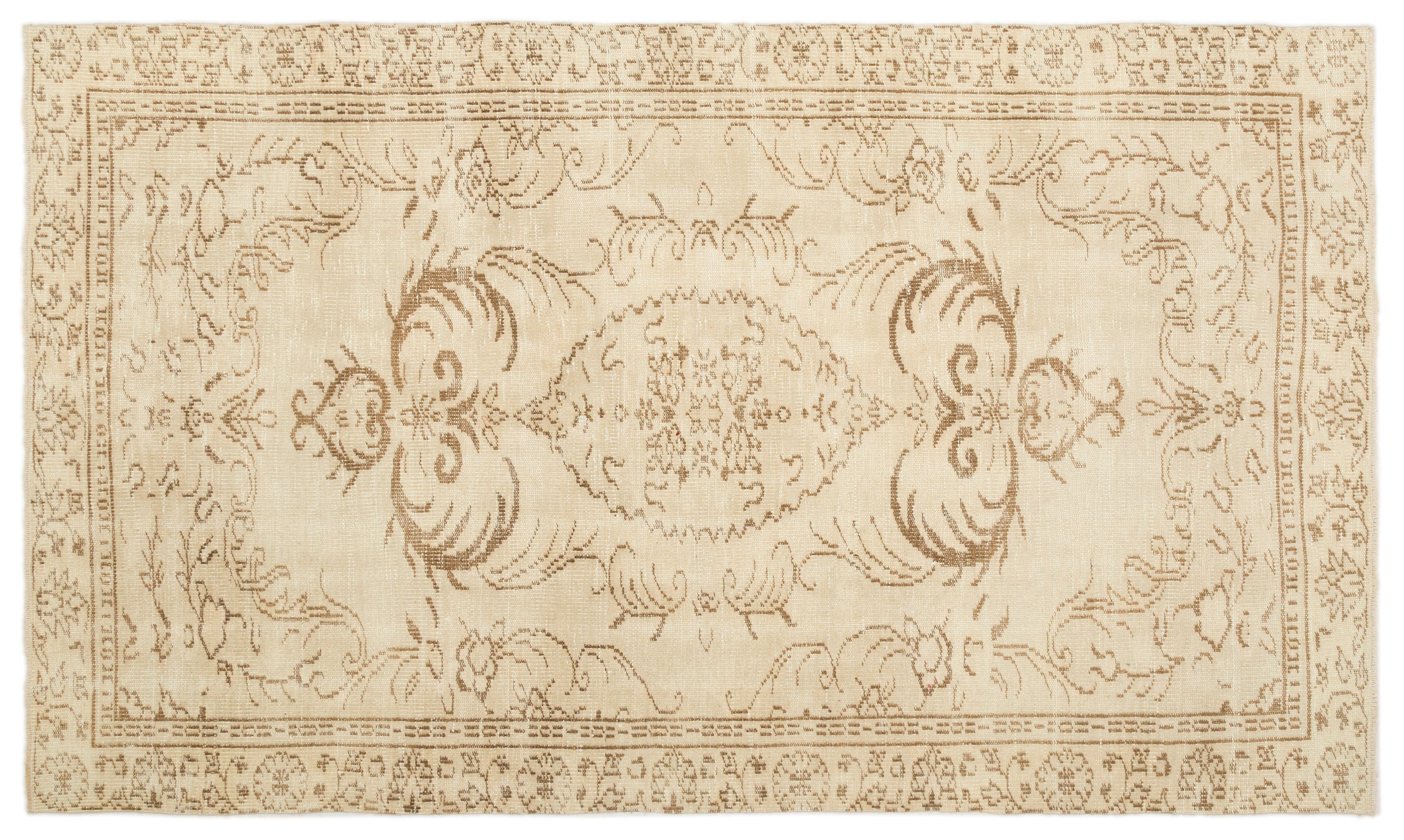Neazian - Vintage Medallion Rug - 5'4 X 9'1