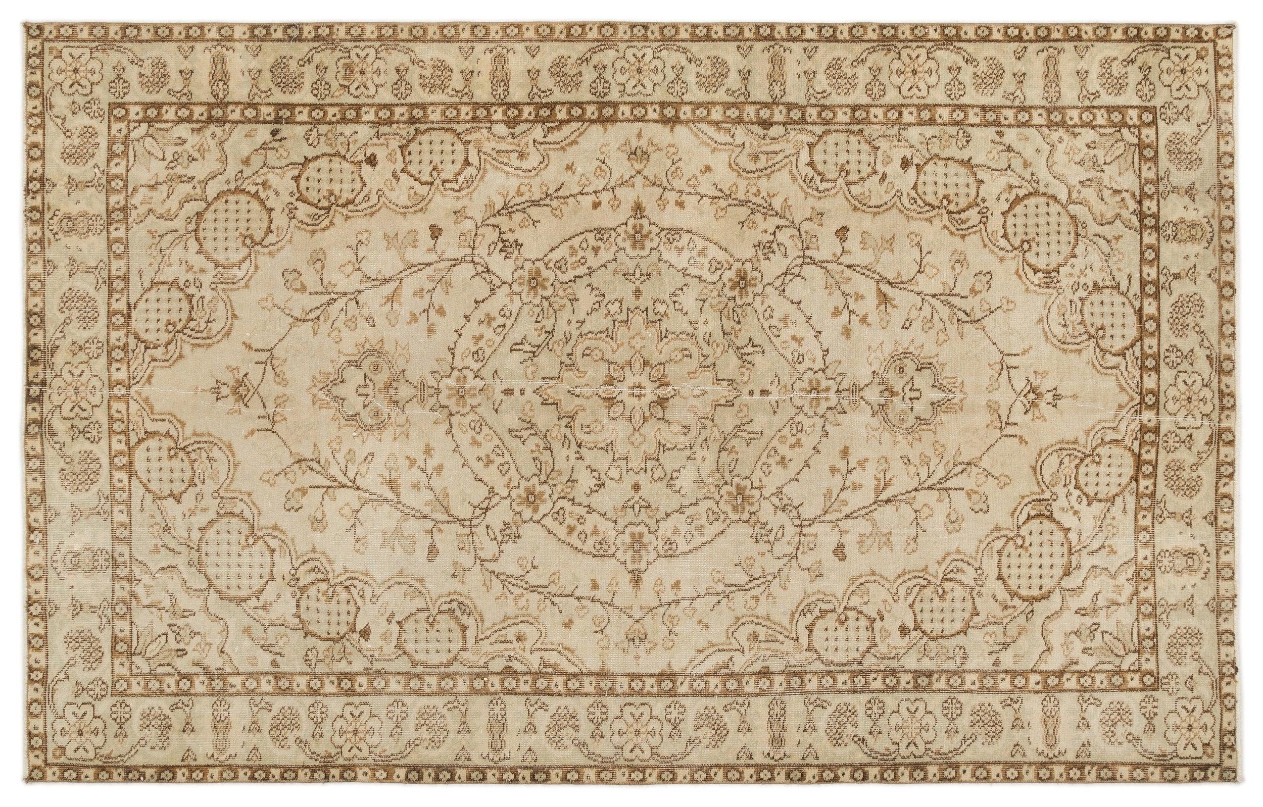 Pozaex - Vintage Medallion Rug - 5'8 X 8'10