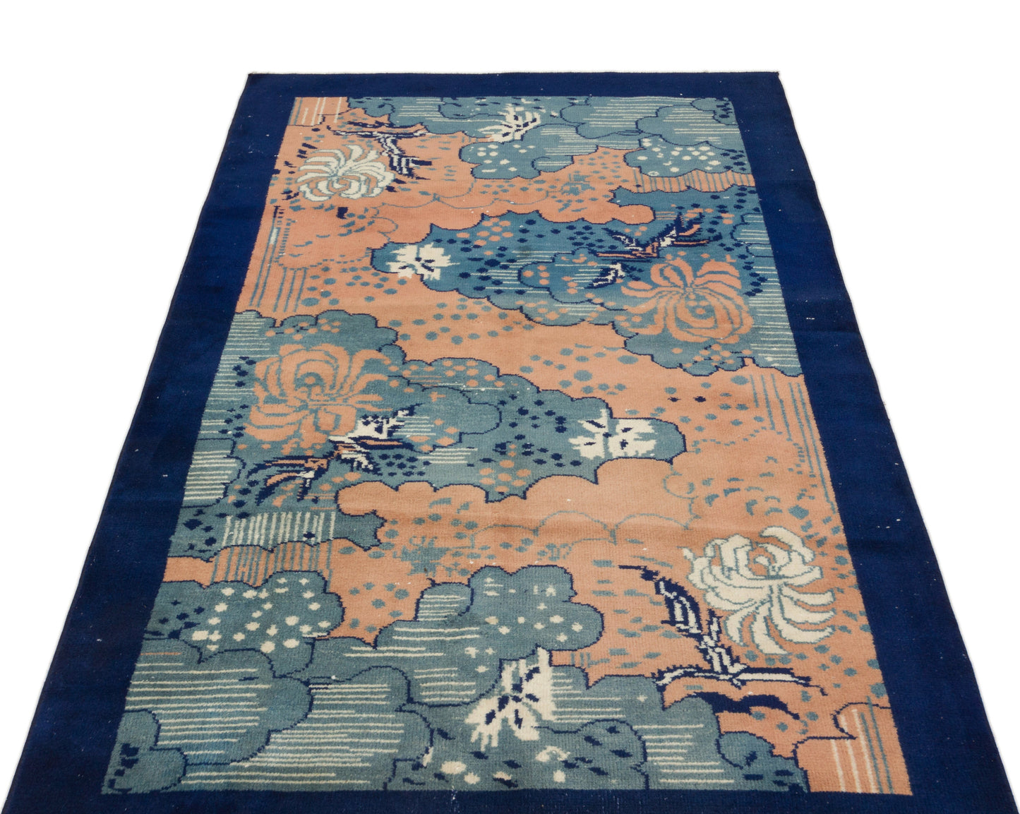 Mosora - Vintage Floral Rug - 3'9 X 6'11