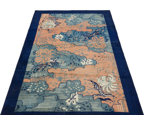 Load image 1 in gallery view. Mosora - Vintage Floral Rug - 3'9 X 6'11