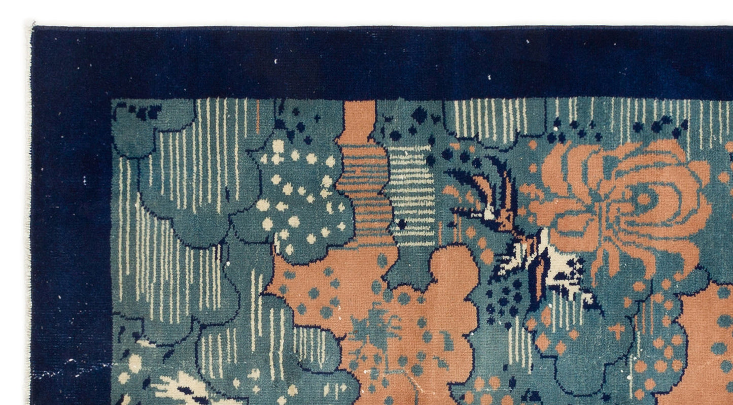 Mosora - Vintage Floral Rug - 3'9 X 6'11