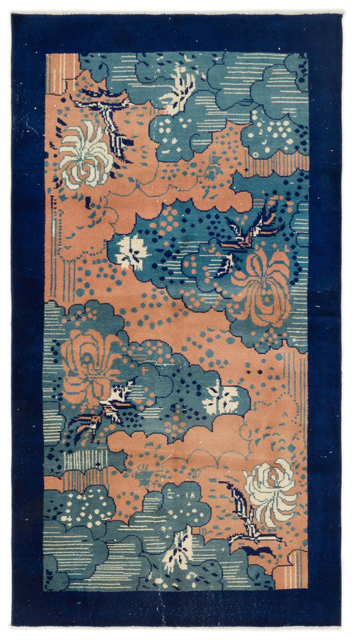 Load image 1 in gallery view. Mosora - Vintage Floral Rug - 3'9 X 6'11