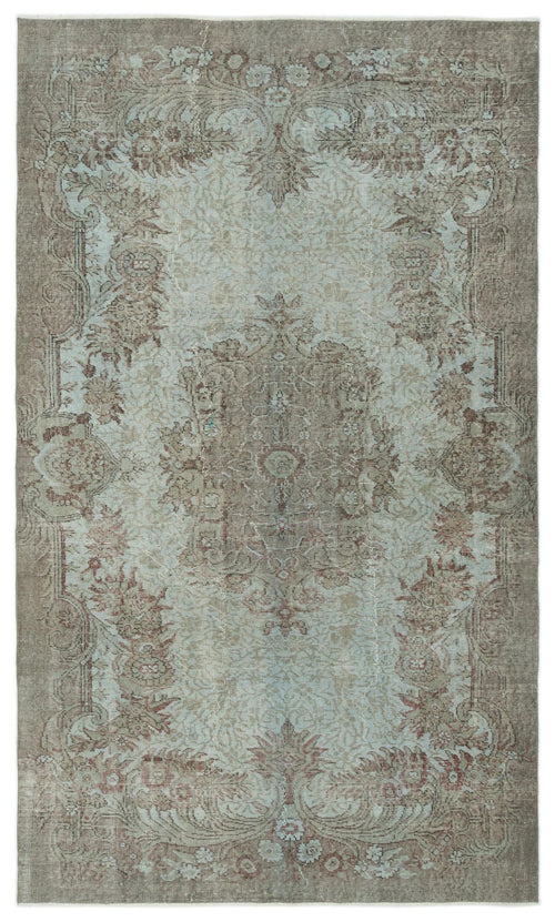 Load image 1 in gallery view. Kiruix - Vintage Distressed Rug - 5'7 X 9'1