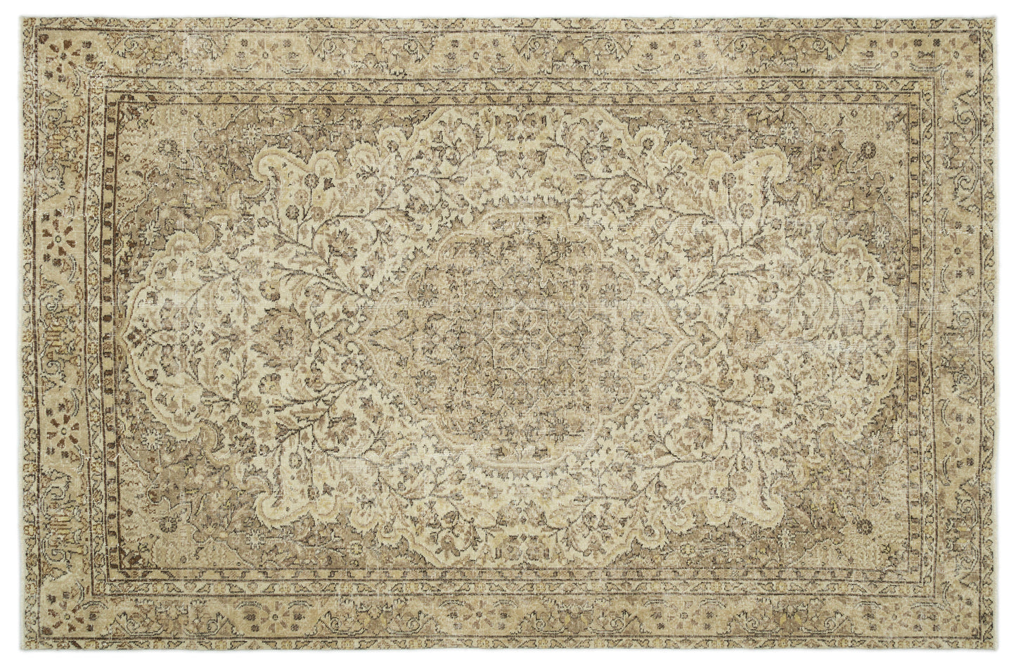Cagona - Vintage Medallion Rug - 6'1 X 9'2