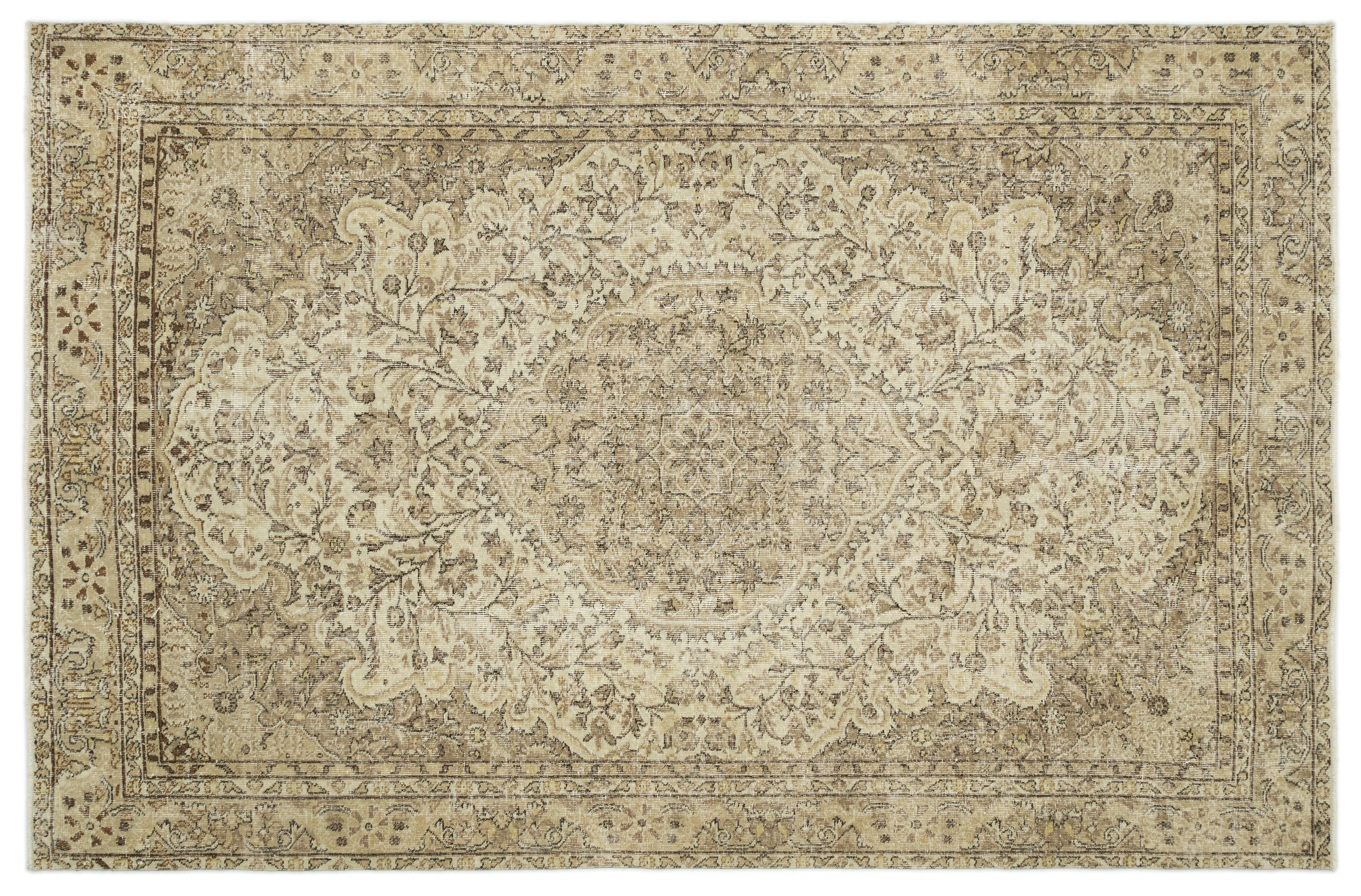 Cagona - Vintage Medallion Rug - 6'1 X 9'2