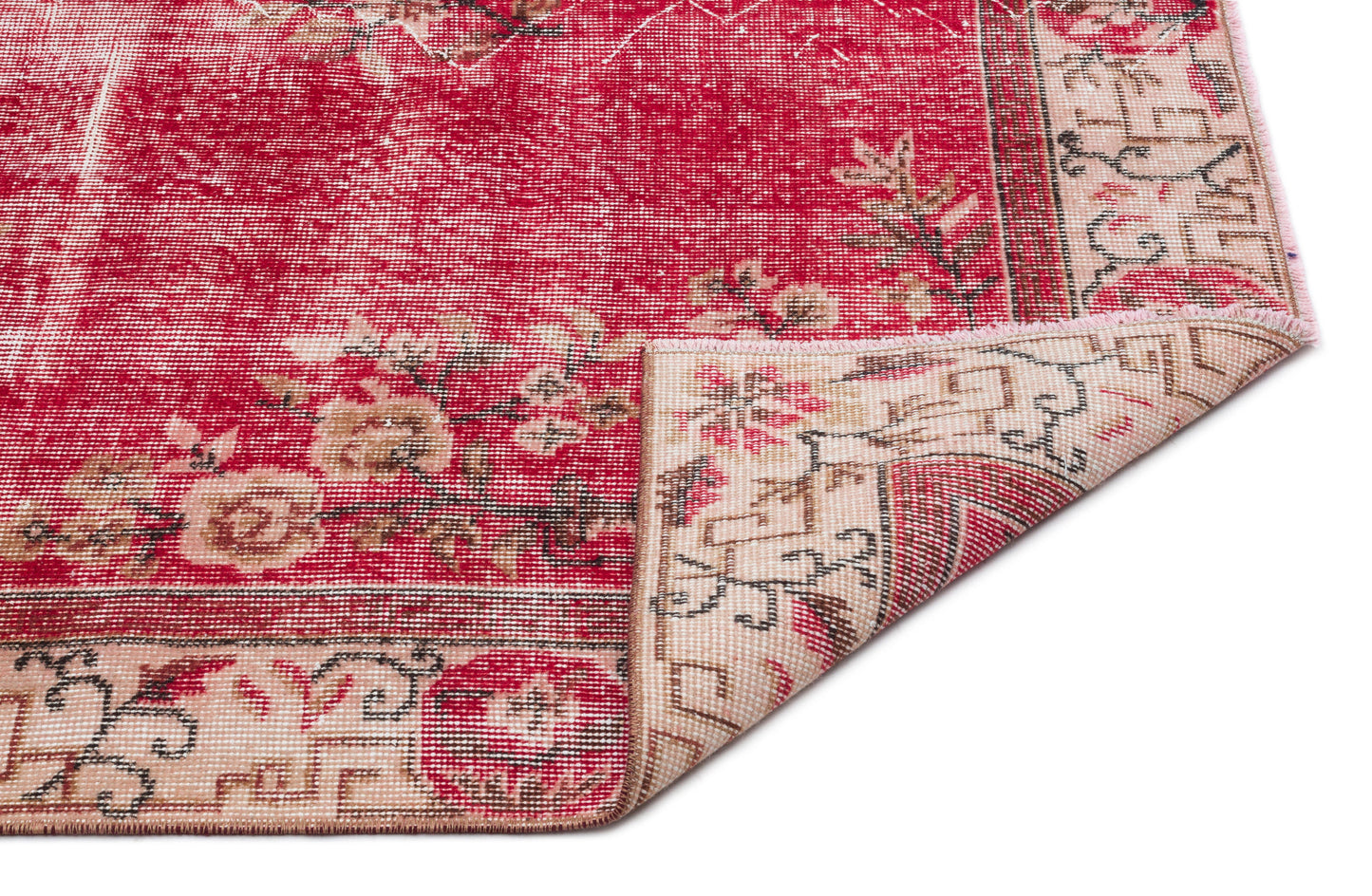 Peteta - Vintage Medallion Rug - 5'5 X 8'9