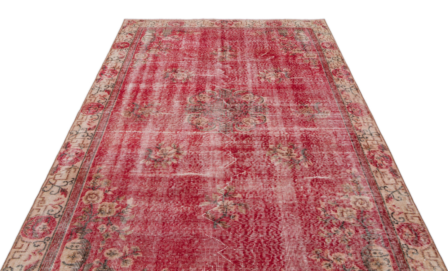 Peteta - Vintage Medallion Rug - 5'5 X 8'9