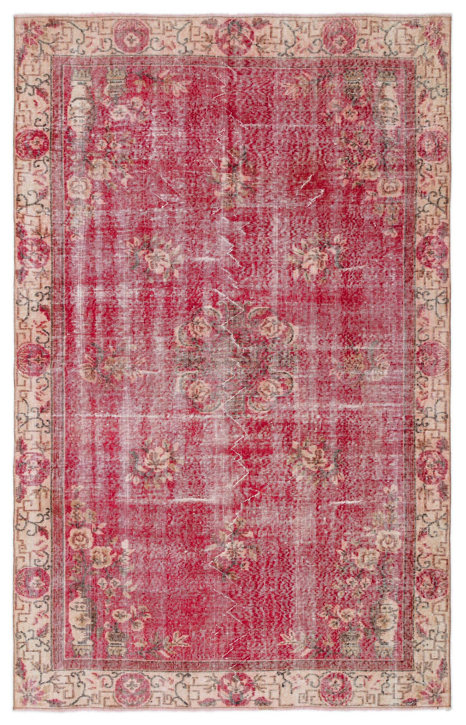 Peteta - Vintage Medallion Rug - 5'5 X 8'9