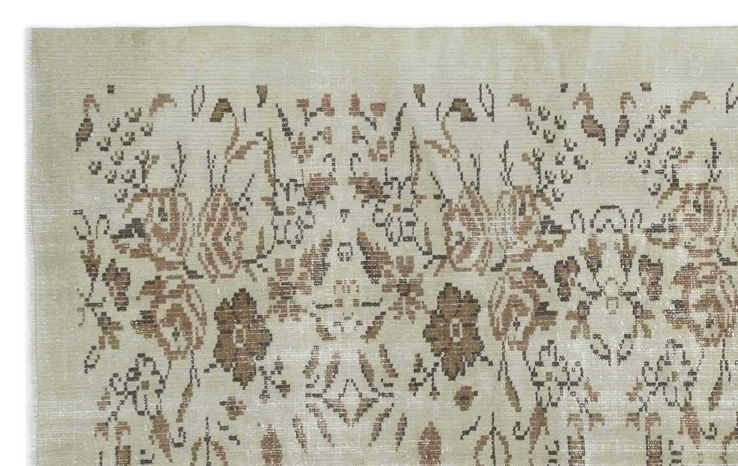 Ziboor - Vintage Floral Rug - 5'10 X 8'11