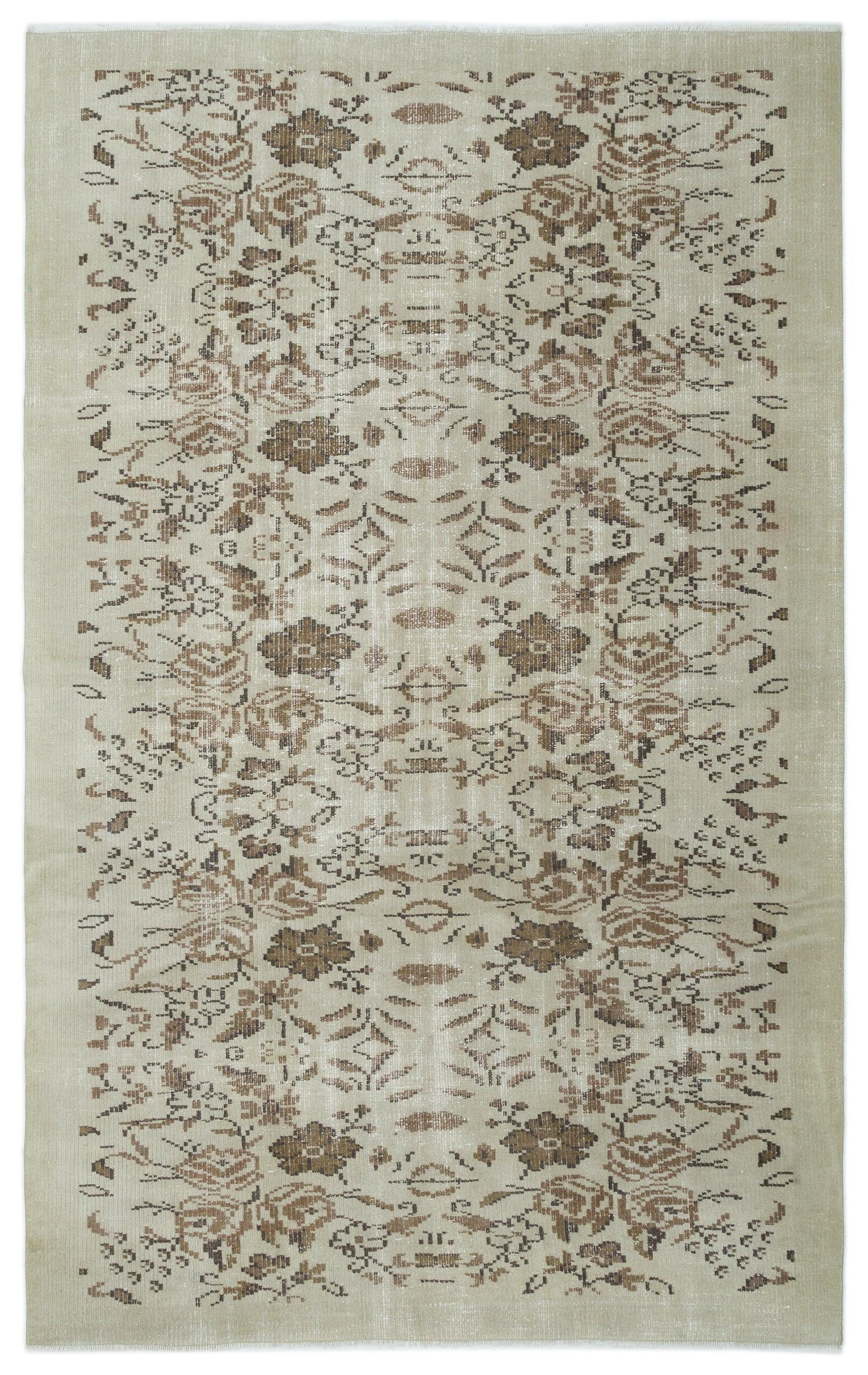 Ziboor - Vintage Floral Rug - 5'10 X 8'11
