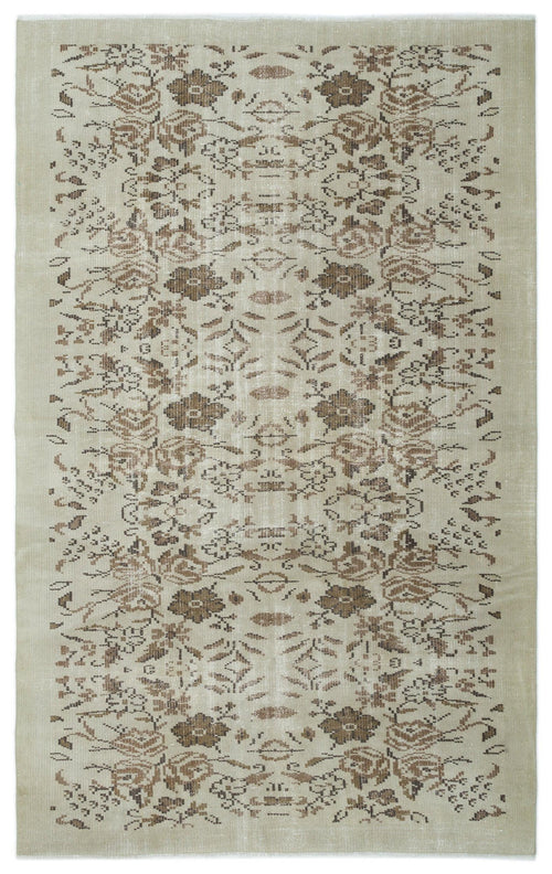 Load image 1 in gallery view. Ziboor - Vintage Floral Rug - 5'10 X 8'11