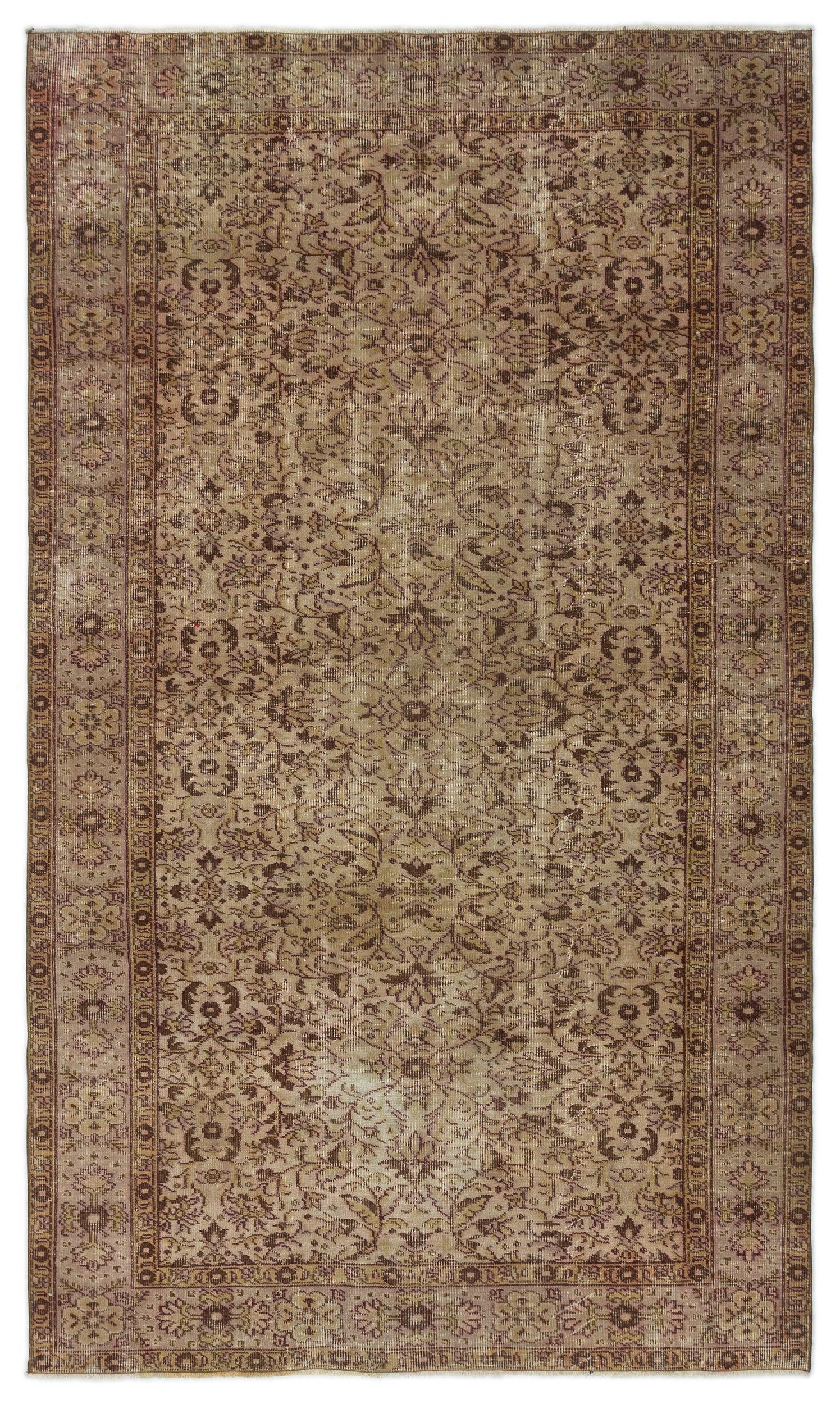 Liopona - Vintage Floral Rug - 5'1 X 8'8