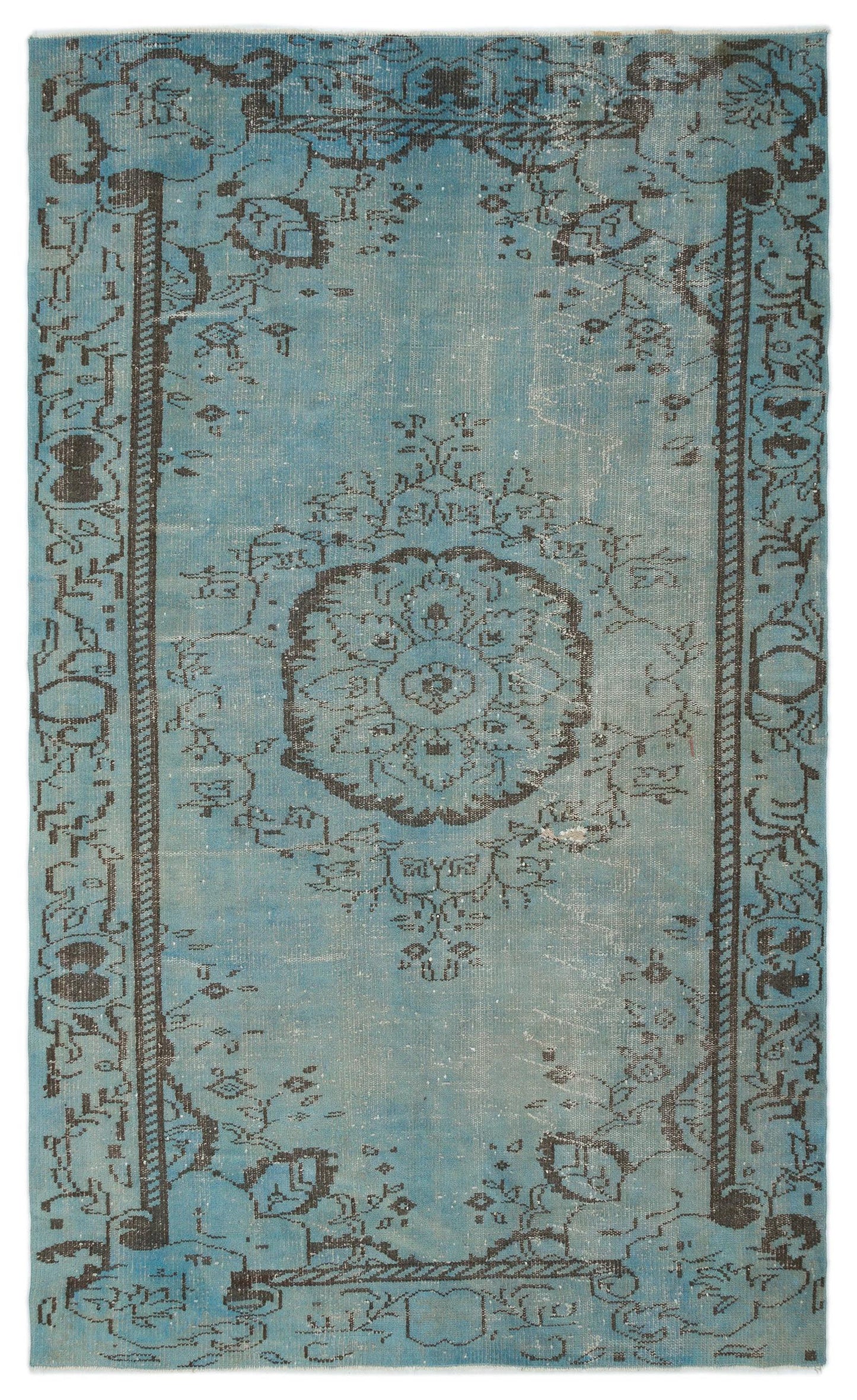 Blukuane - Vintage Distressed Rug - 5'9 X 9'3