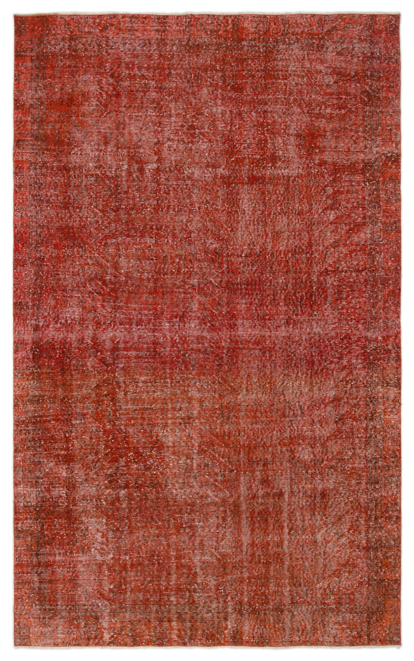 Pemuan - Vintage Distressed Rug - 6'1 X 9'11