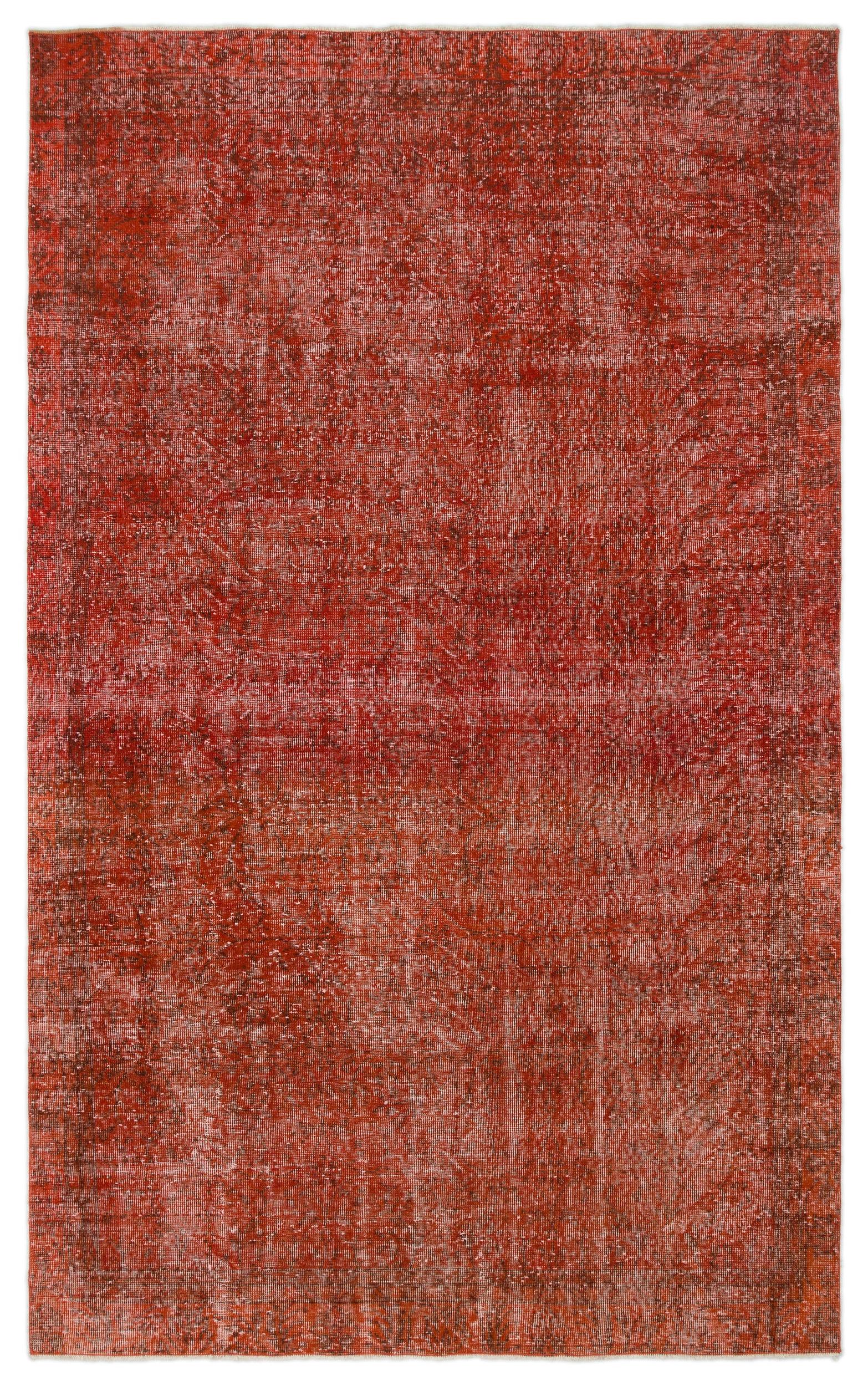 Pemuan - Vintage Distressed Rug - 6'1 X 9'11