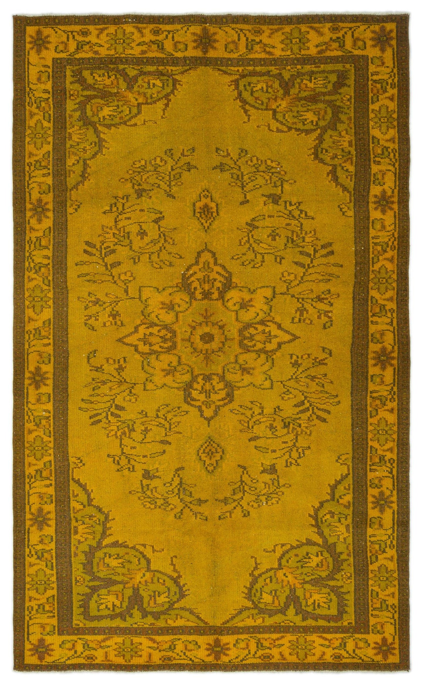 Freabaen - Vintage Medallion Rug - 5'4 X 8'9