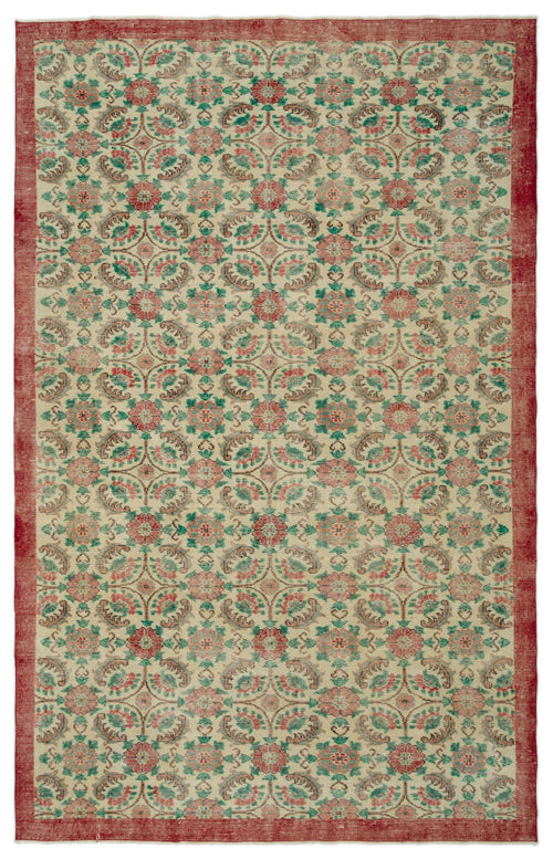 Load image 1 in gallery view. Blopota - Vintage Floral Rug - 6'4 X 9'11