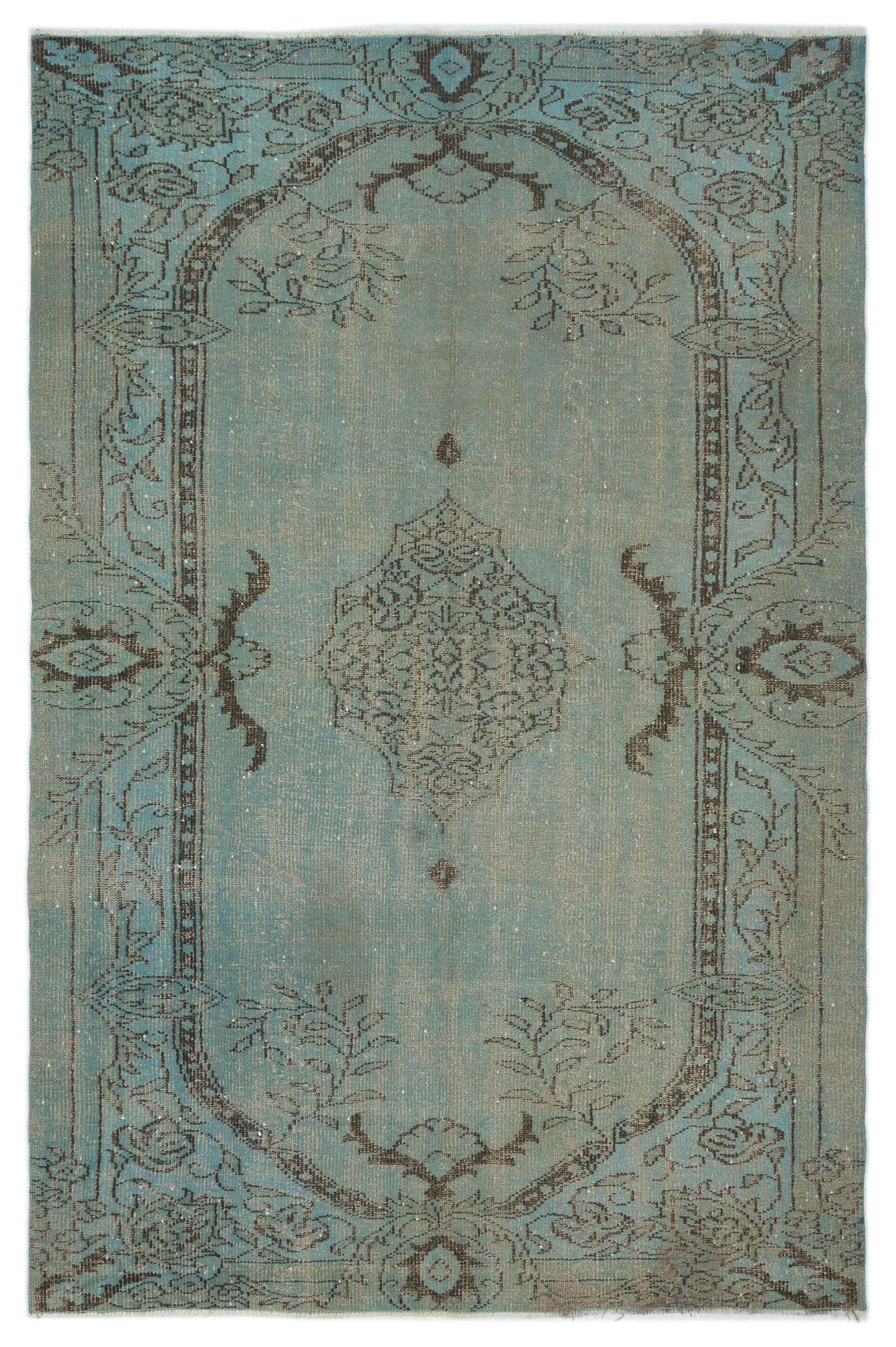 Tuhios - Vintage Distressed Rug - 5'8 X 8'8