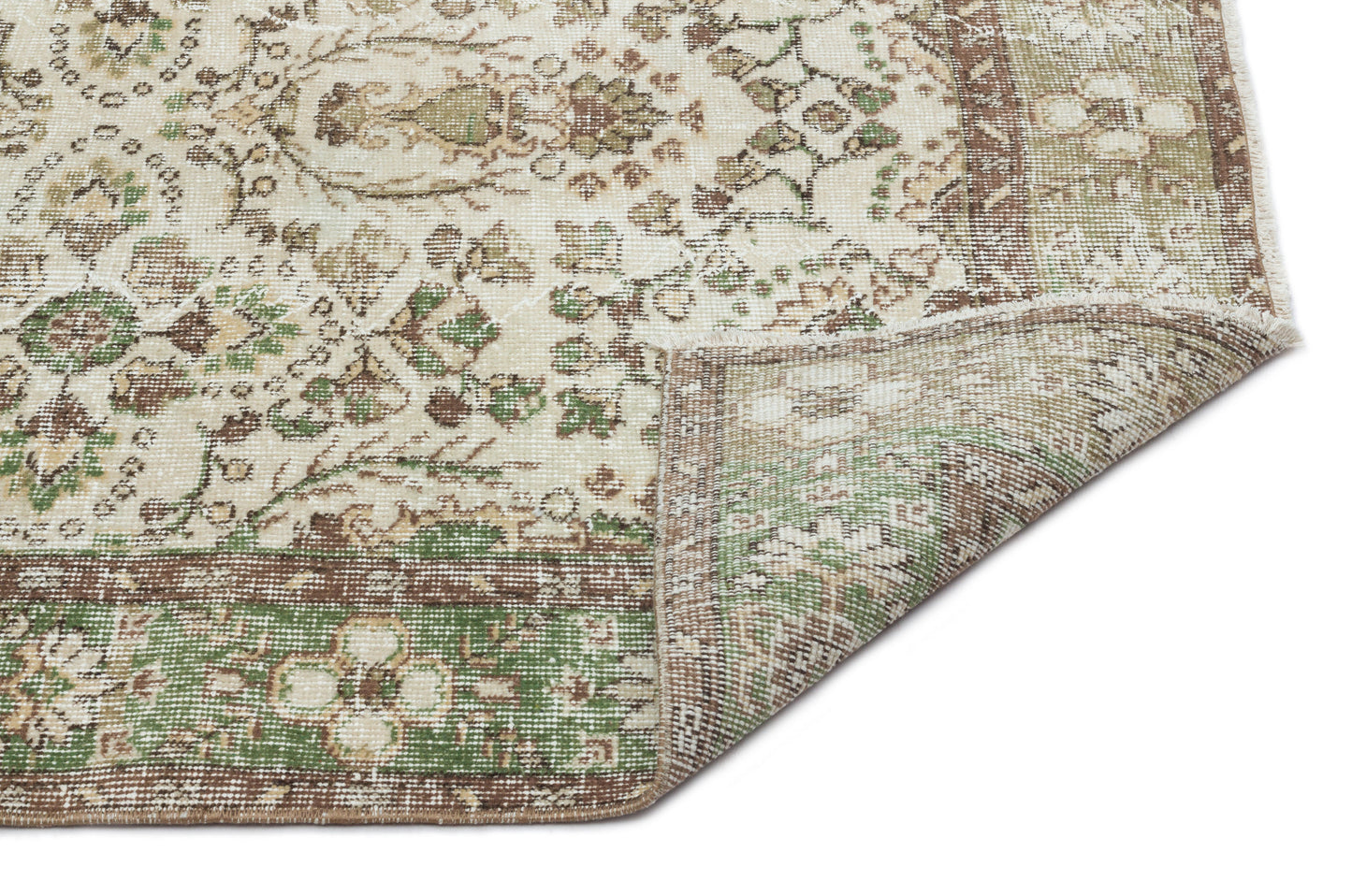 Kanosa - Vintage Floral Rug - 5'10 X 9'3