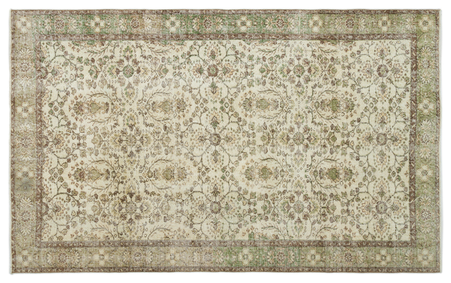 Kanosa - Vintage Floral Rug - 5'10 X 9'3