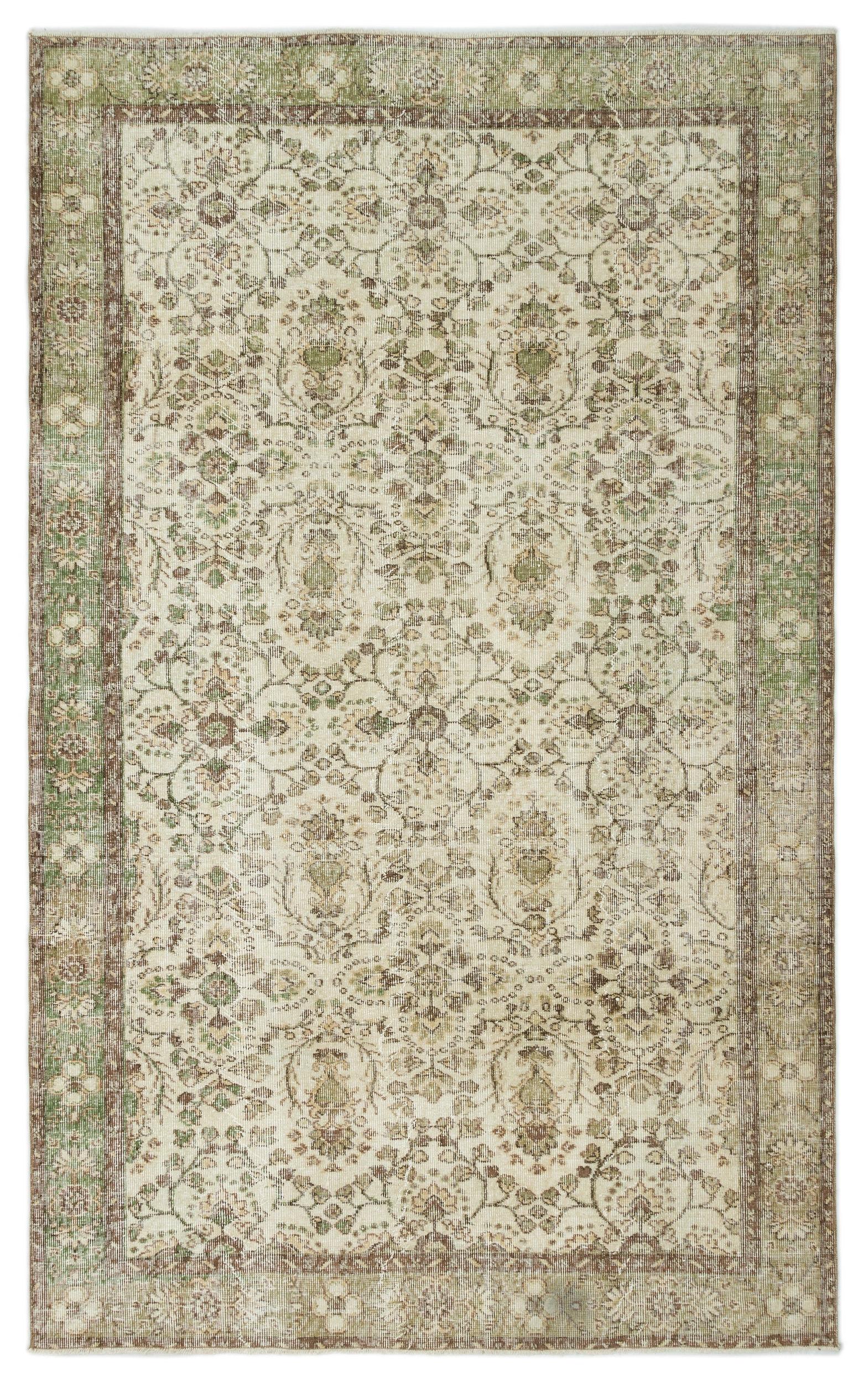Kanosa - Vintage Floral Rug - 5'10 X 9'3