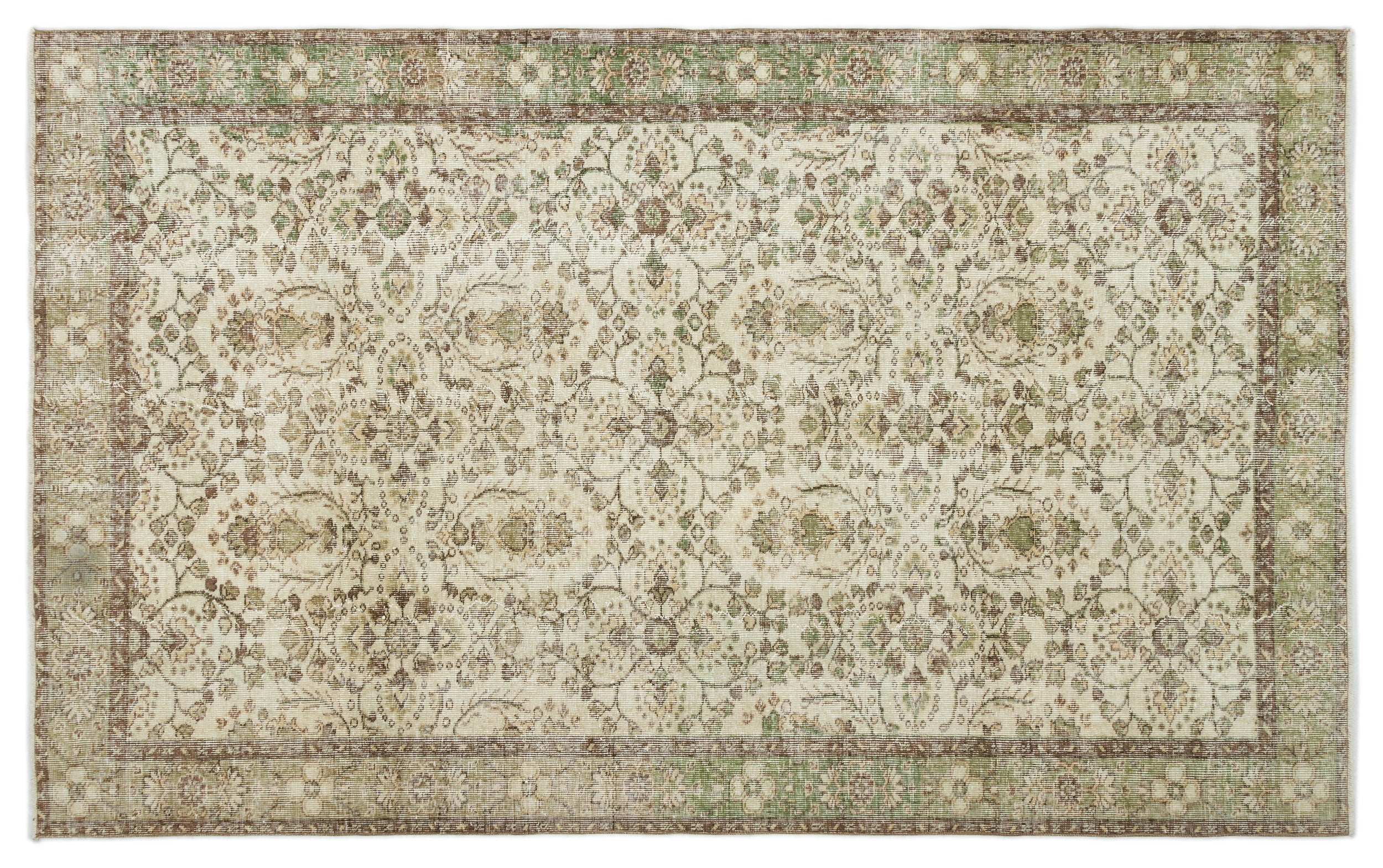 Kanosa - Vintage Floral Rug - 5'10 X 9'3