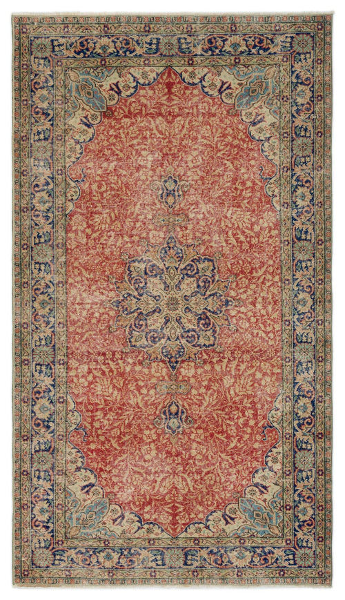 Load image 1 in gallery view. Ramaane - Vintage Medallion Rug - 4'10 X 8'4