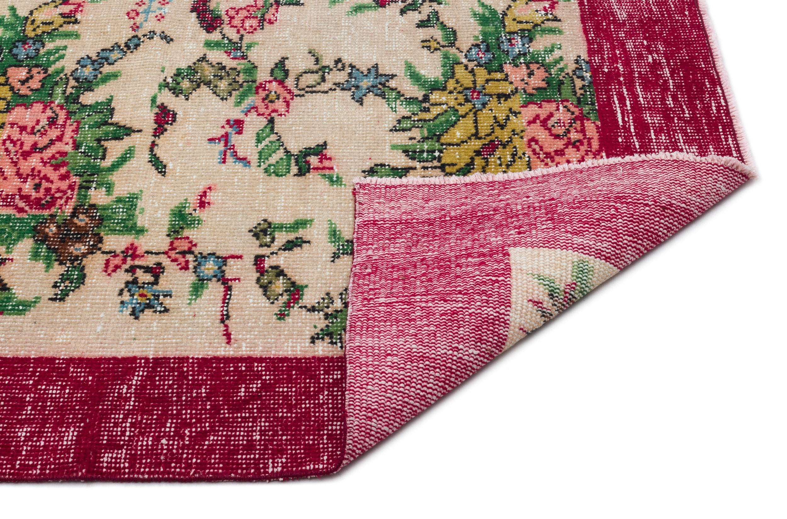 Ralora - Vintage Floral Rug - 6'0 X 9'8