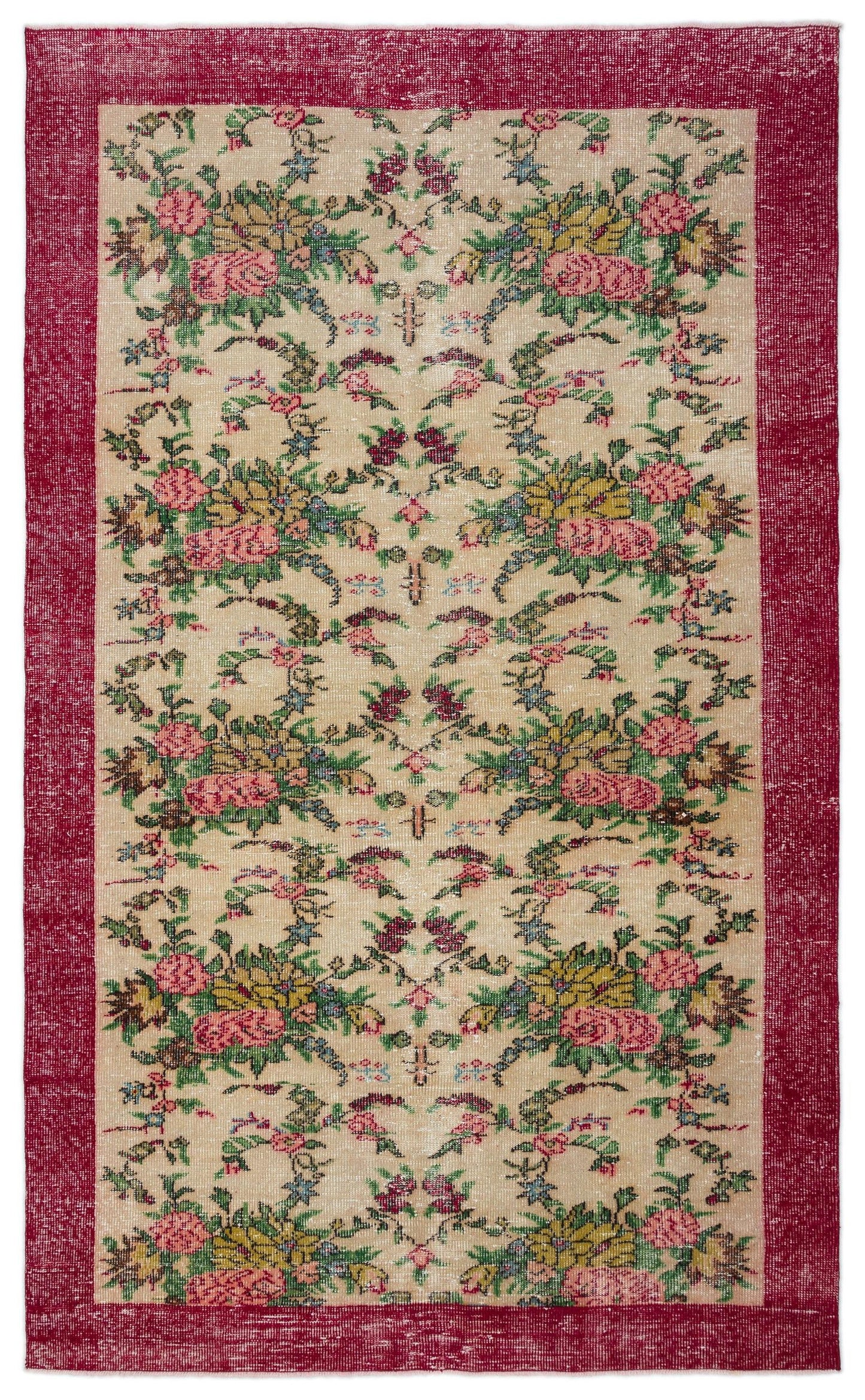 Ralora - Vintage Floral Rug - 6'0 X 9'8