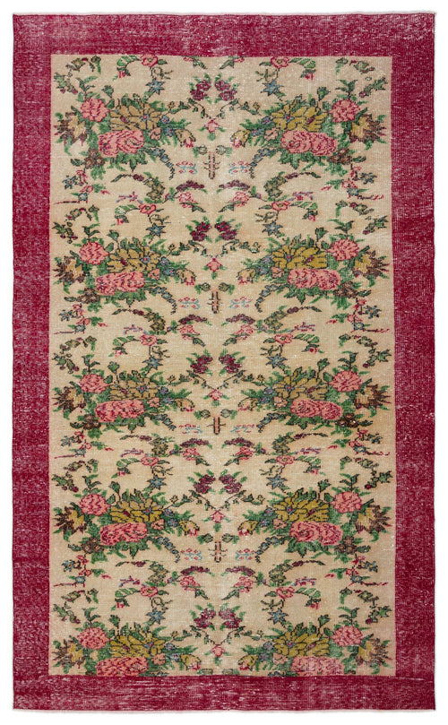Load image 1 in gallery view. Ralora - Vintage Floral Rug - 6'0 X 9'8