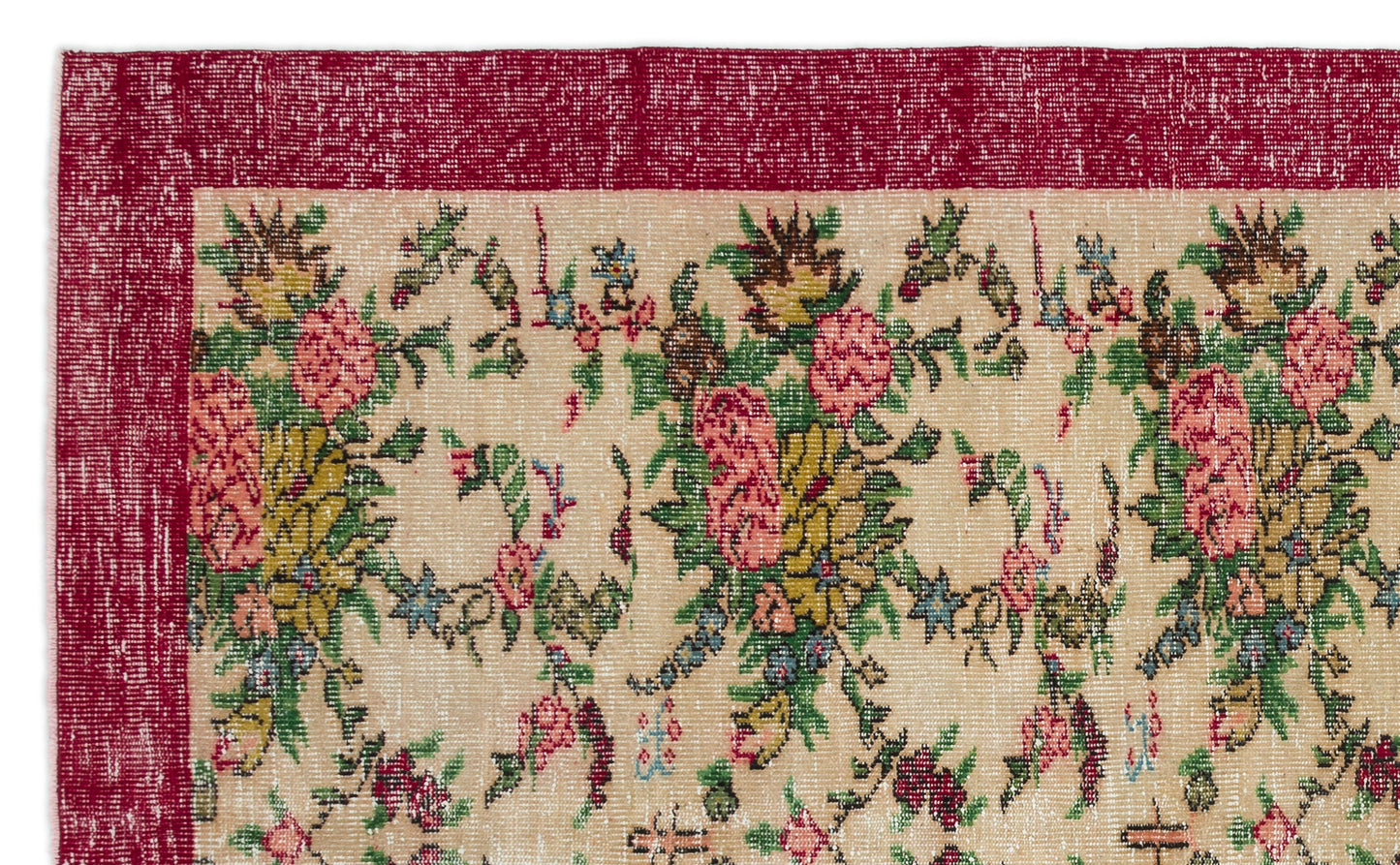 Ralora - Vintage Floral Rug - 6'0 X 9'8