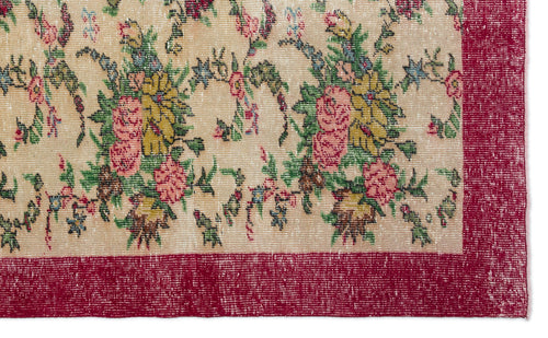 Load image 1 in gallery view. Ralora - Vintage Floral Rug - 6'0 X 9'8