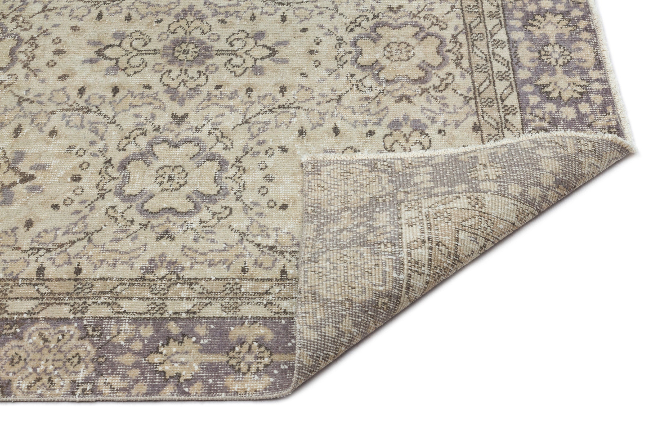 Vefuon - Vintage Floral Rug - 6'3 X 9'9