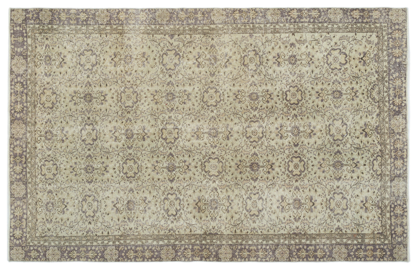 Vefuon - Vintage Floral Rug - 6'3 X 9'9