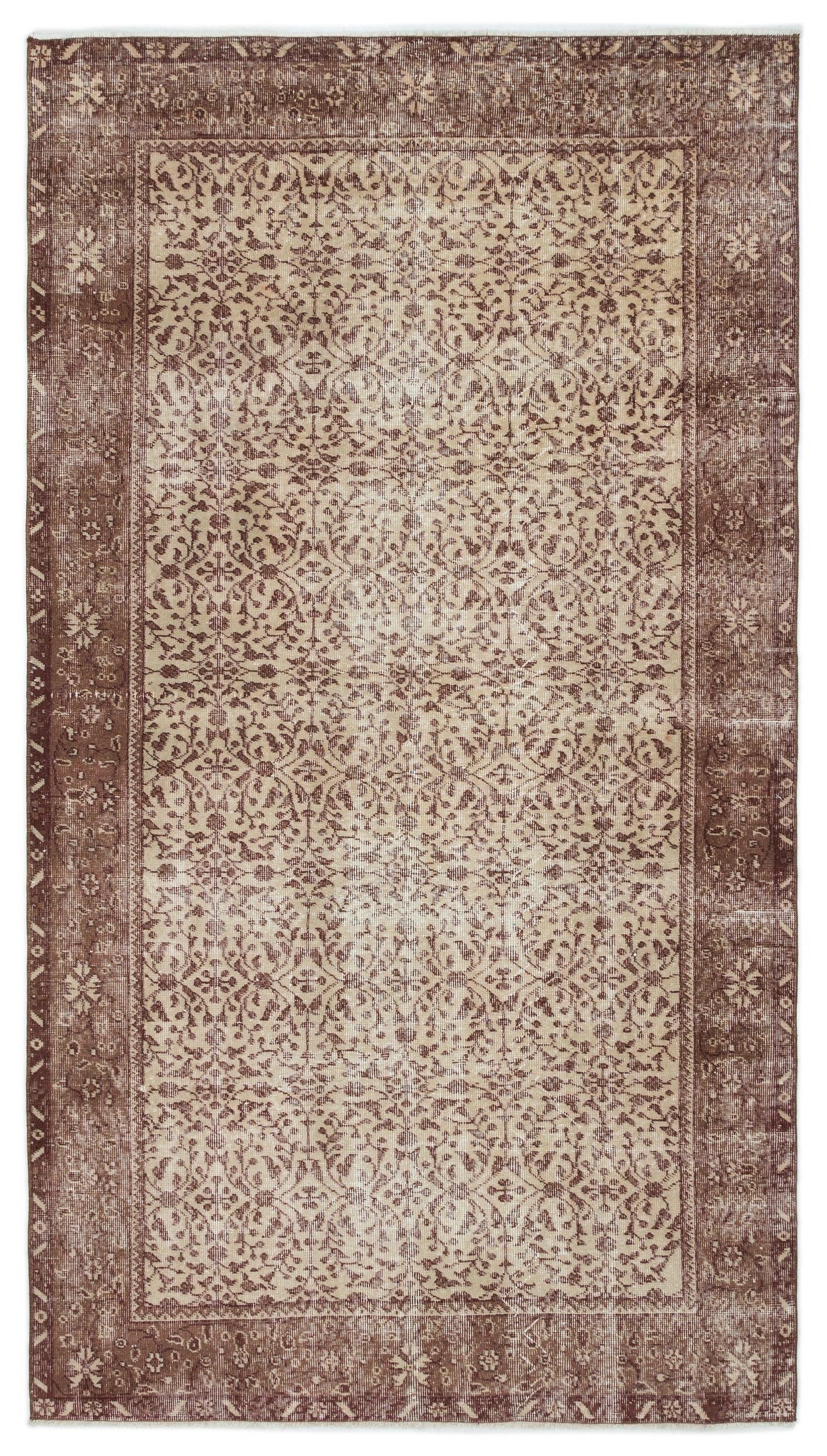 Riziix - Vintage Floral Rug - 4'8 X 8'4
