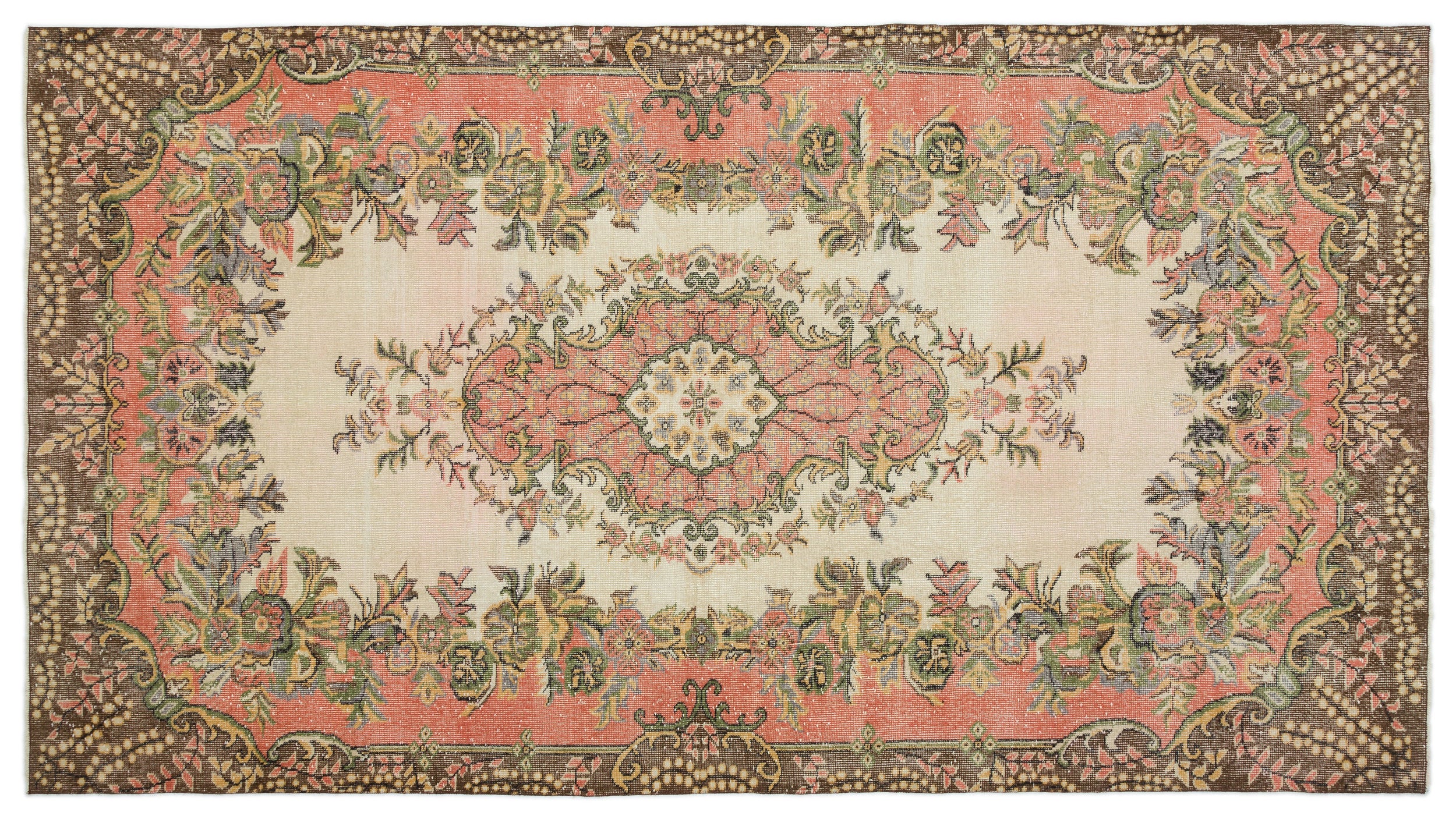 Vobira - Vintage Medallion Rug - 5'5 X 9'10