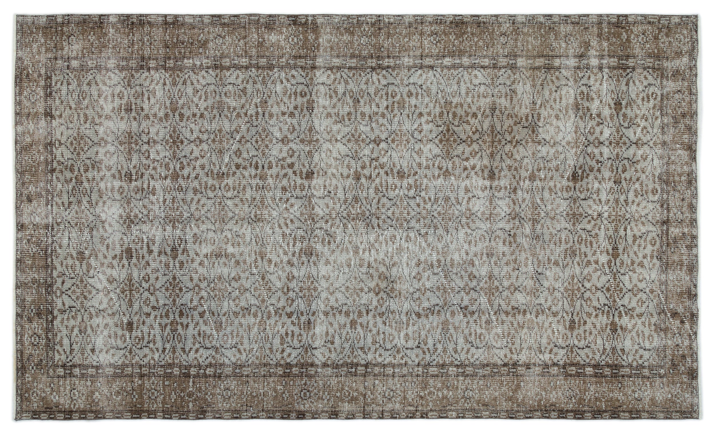 Hemaa - Vintage Floral Rug - 5'3 X 8'8