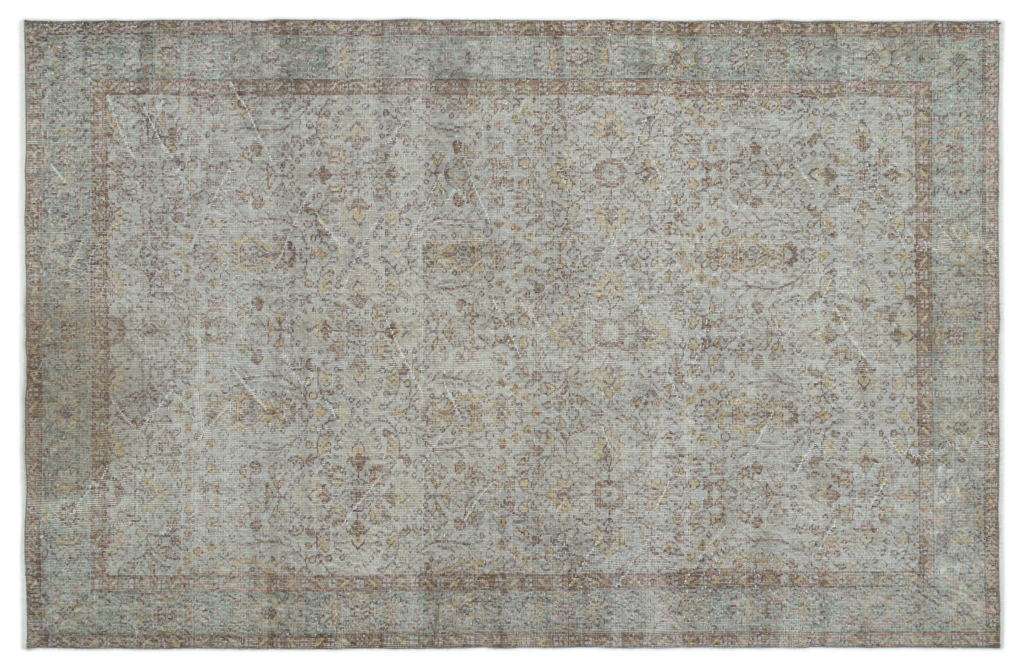 Cuzeix - Vintage Distressed Rug - 6'1 X 9'6