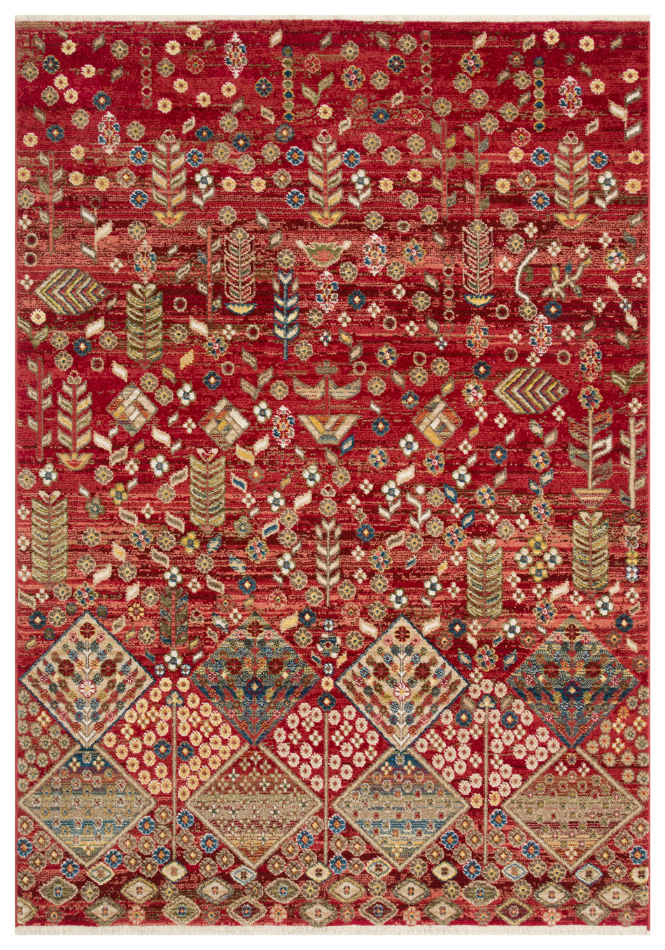 Crimson Goddess - Area Rug - KYB1