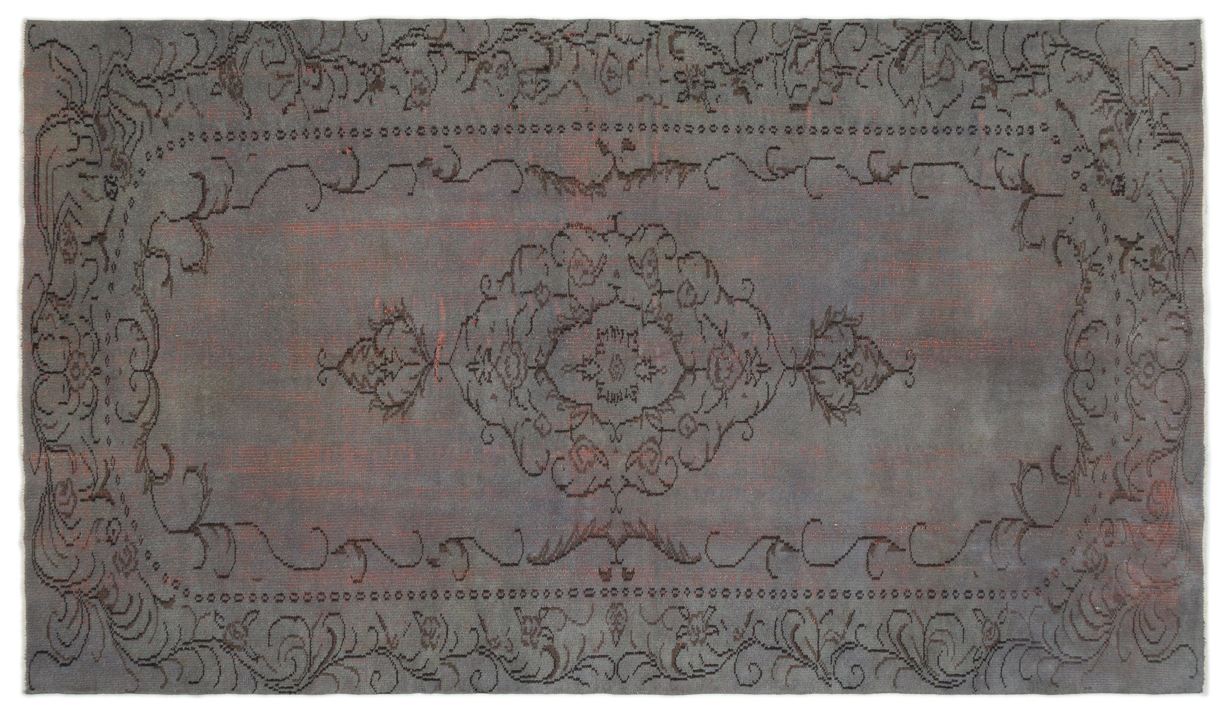 Kebior - Vintage Distressed Rug - 5'10 X 10'1