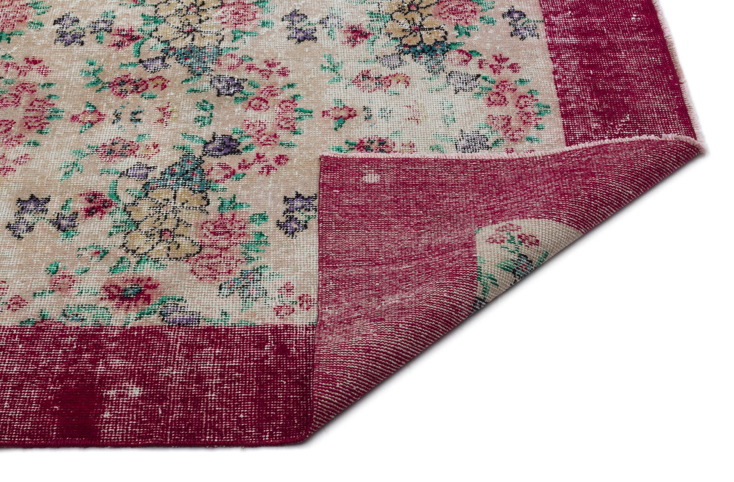 Laila - Vintage Floral Rug - 6'3 X 9'9