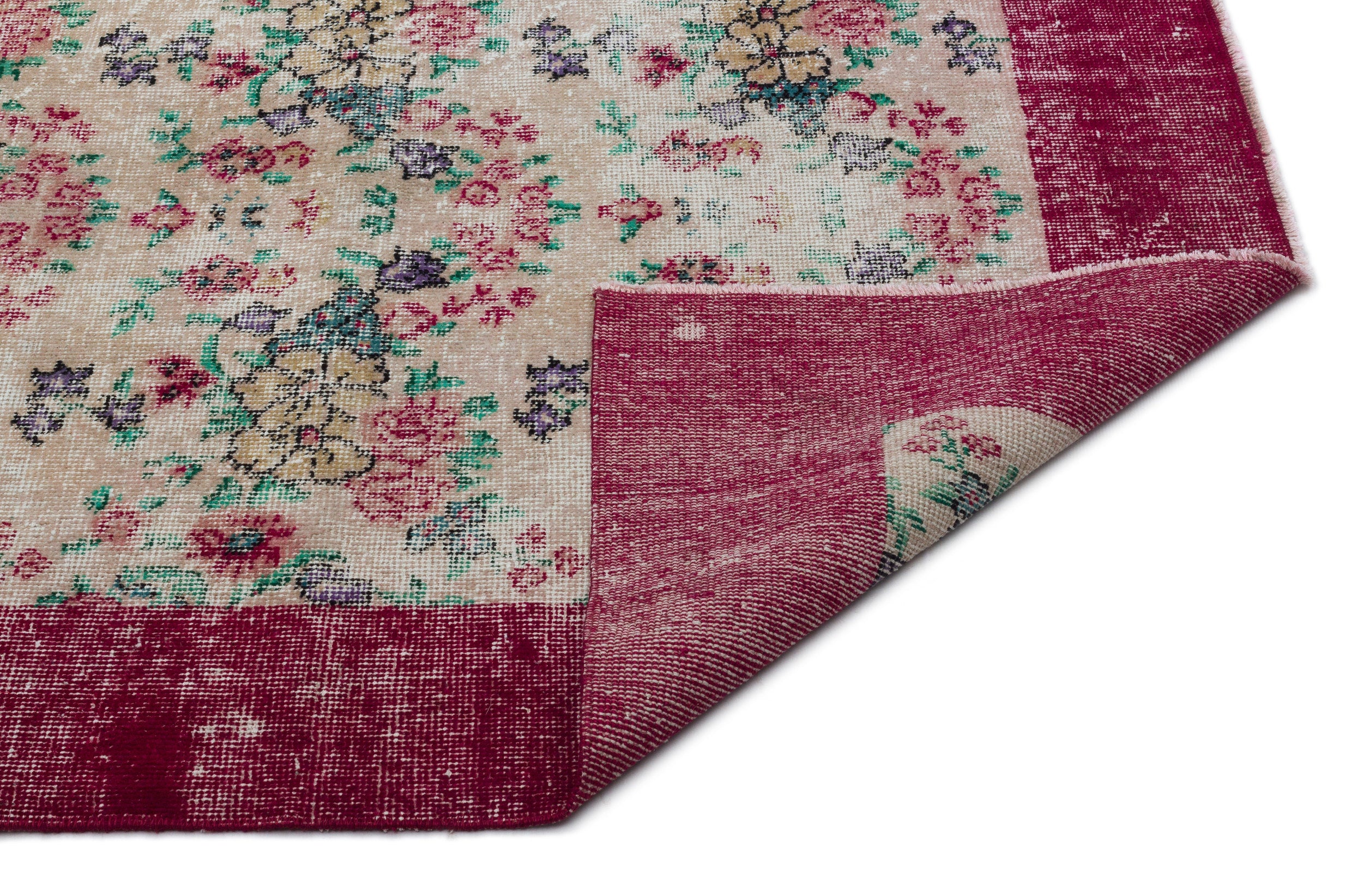 Laila - Vintage Floral Rug - 6'3 X 9'9