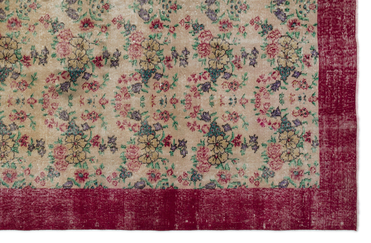 Laila - Vintage Floral Rug - 6'3 X 9'9